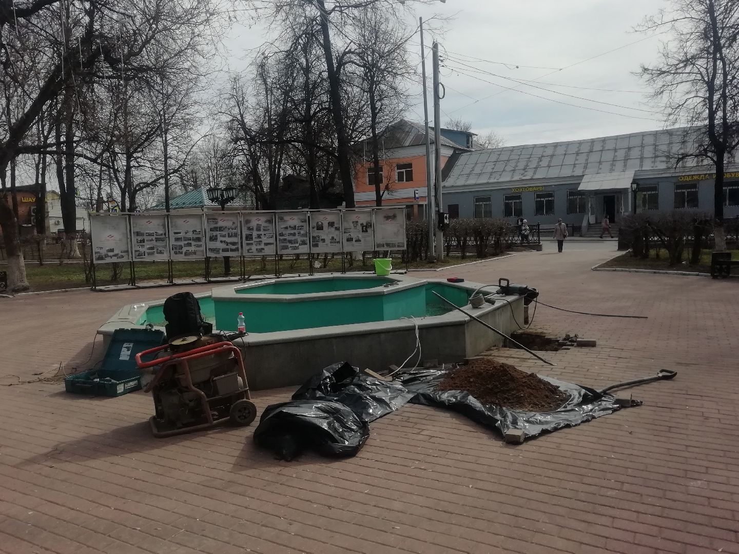 Звенигород, благоустройство, фонтаны, пешие прогулки, Звенигородская ремонтно-эксплуатационная служба, капитальный ремонт, текущий ремонт