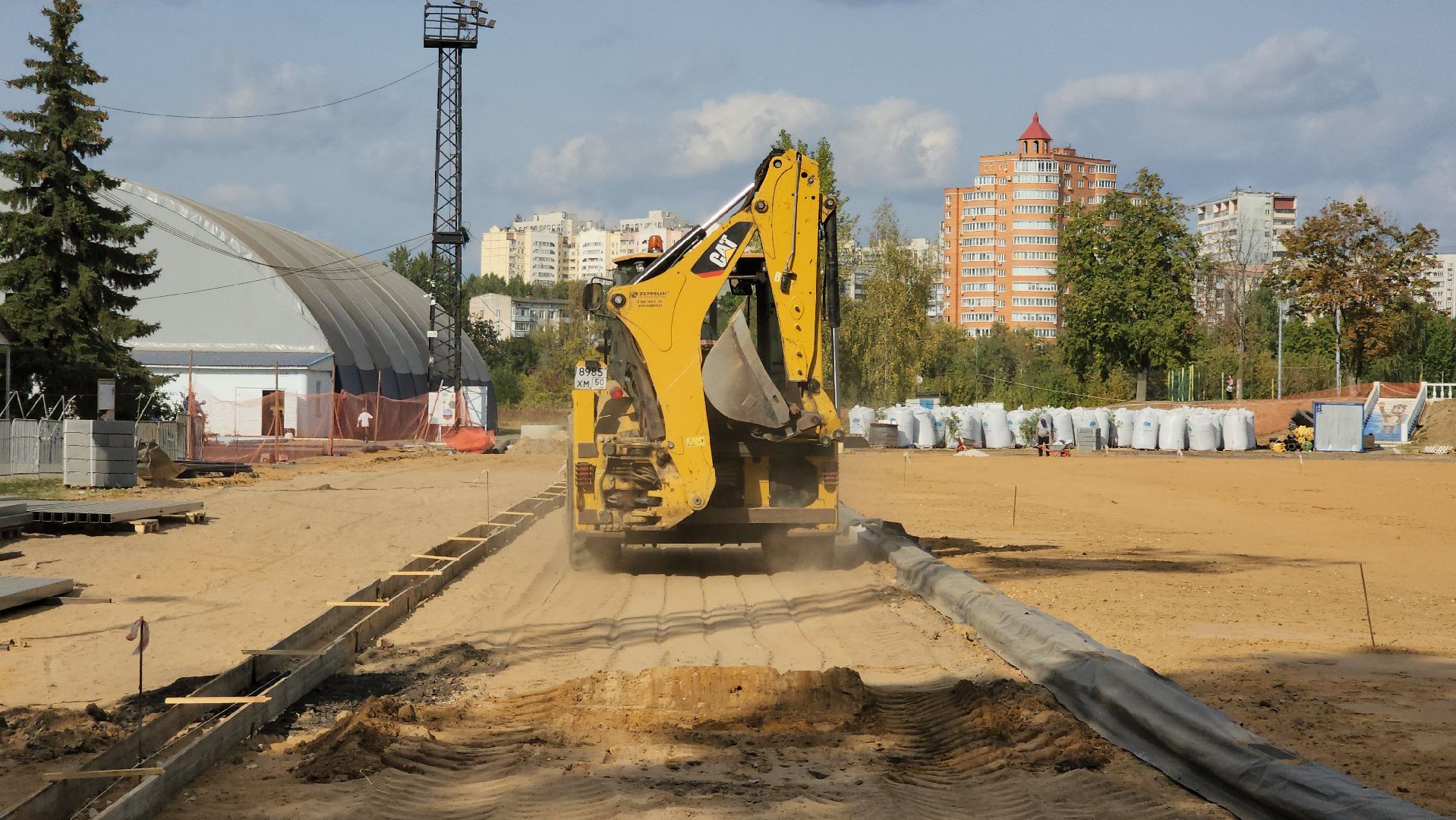 реконструкция стадиона,