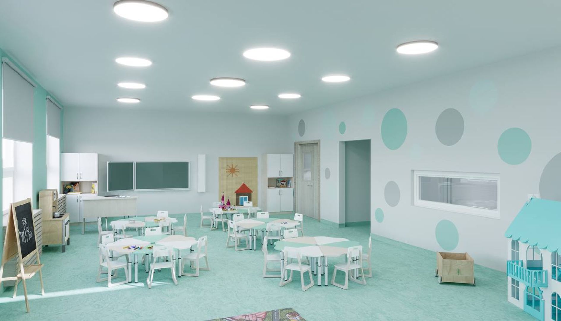 детский сад, строительство, спортивный зал, психолог, пищеблок, ясли,