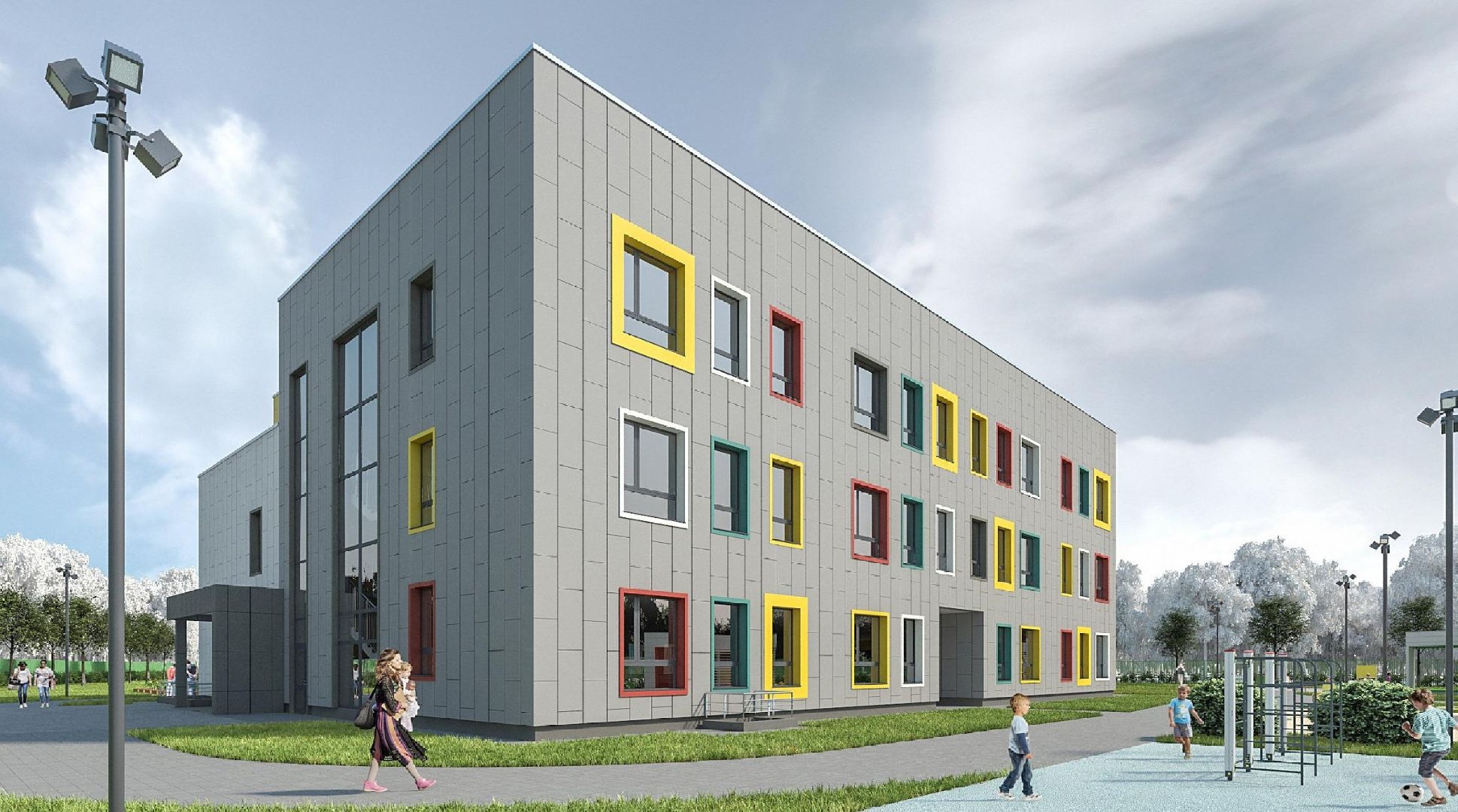 детский сад, строительство, спортивный зал, психолог, пищеблок, ясли,