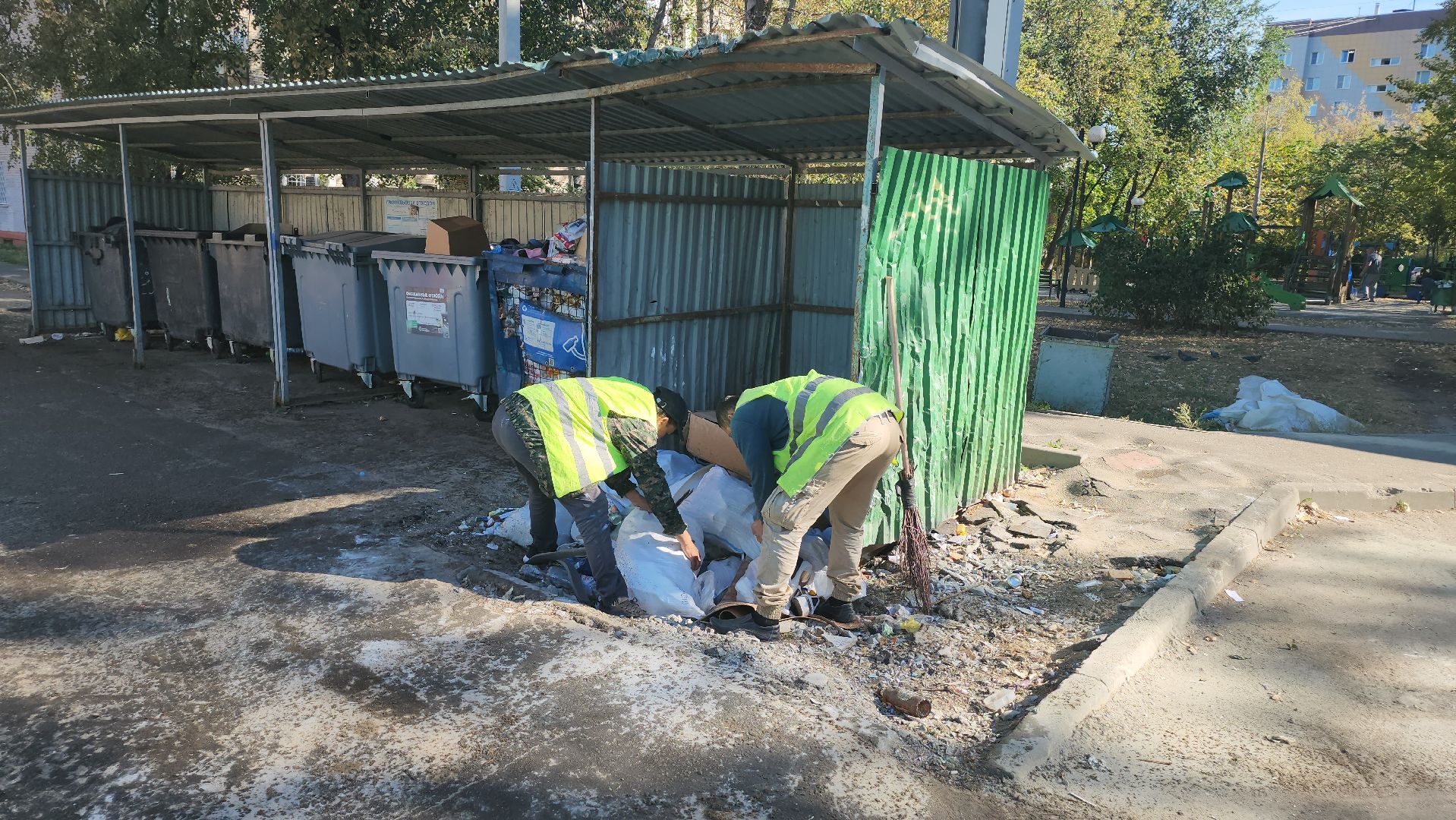 люберцы, контейнерная площадка, вывоз мусора, обращение жителей,