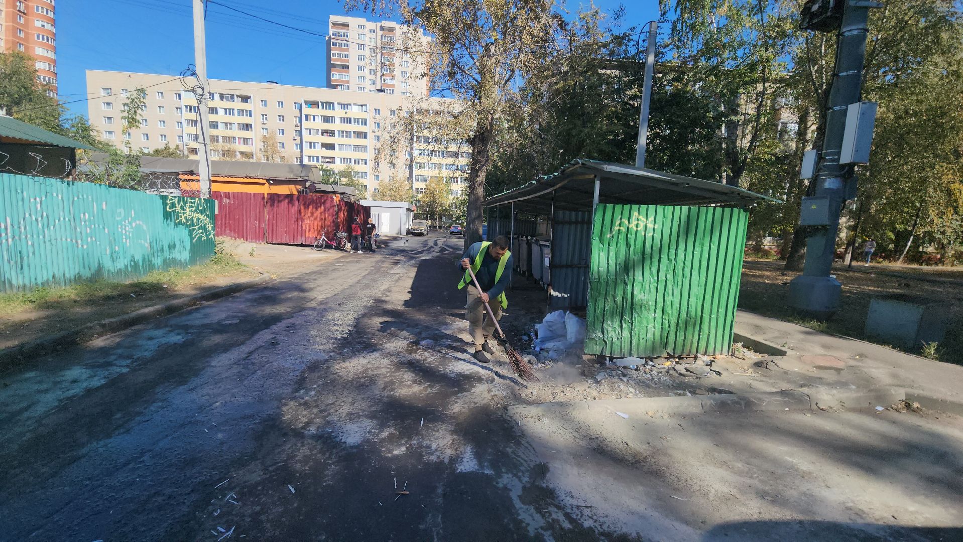 люберцы, контейнерная площадка, вывоз мусора, обращение жителей,