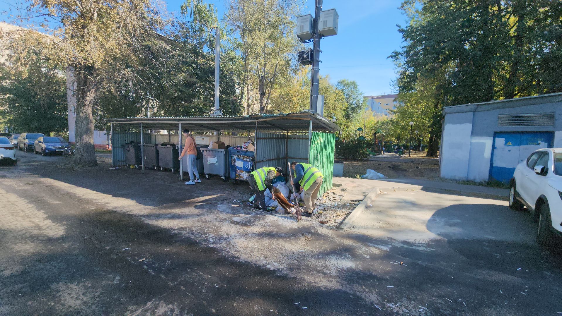 люберцы, контейнерная площадка, вывоз мусора, обращение жителей,