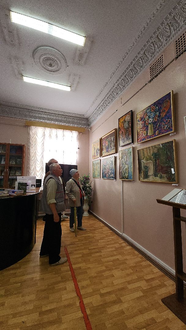 электросталь, выставка, художественная выставка, художник, библиотека, библиотека паустовского, жители города, культура, культура подмосковья,