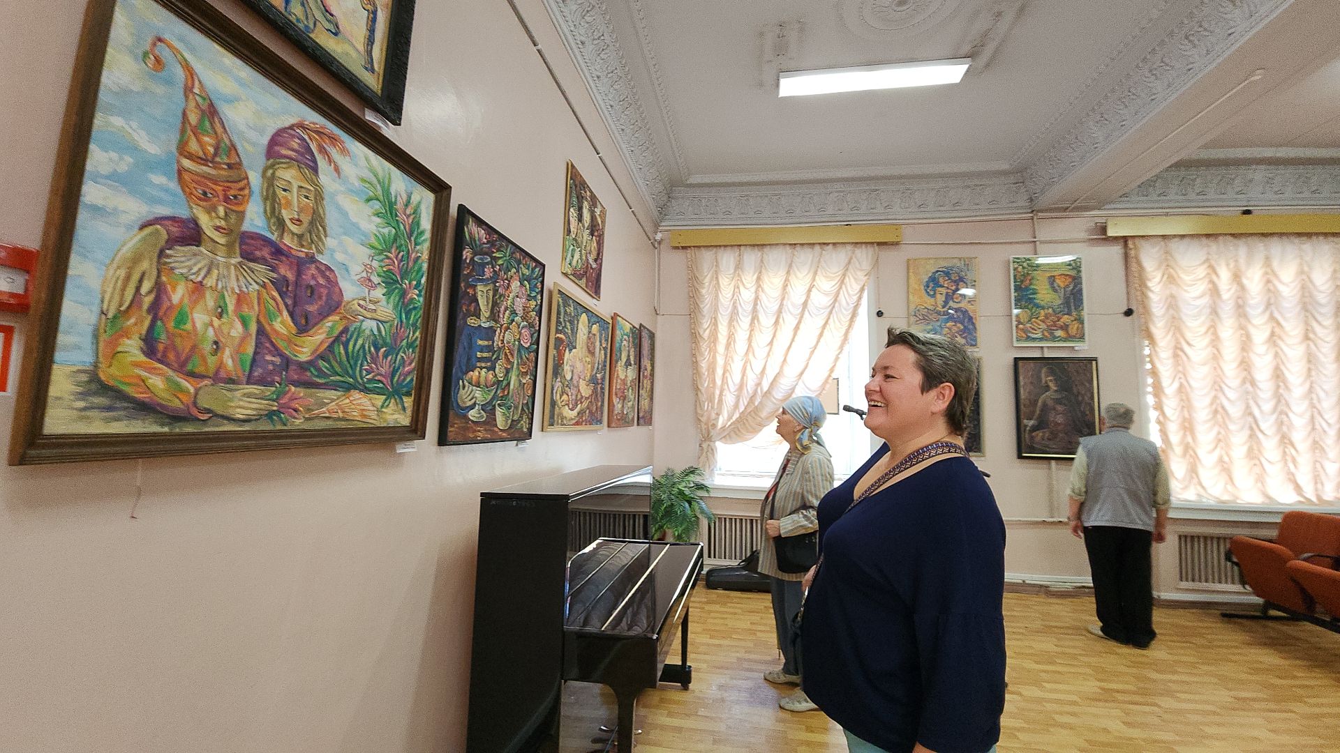 электросталь, выставка, художественная выставка, художник, библиотека, библиотека паустовского, жители города, культура, культура подмосковья,