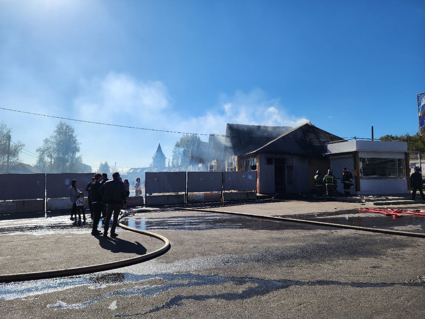 Подольск, Пожар, Львовка, Торговые ряды,