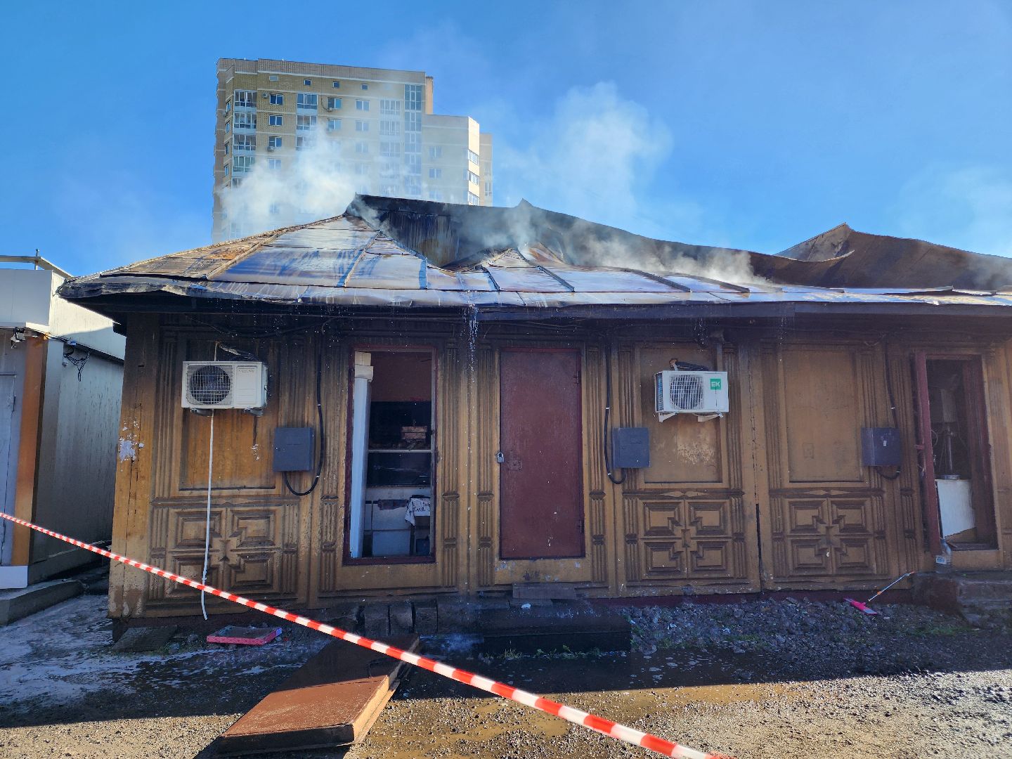 Подольск, Пожар, Львовка, Торговые ряды,