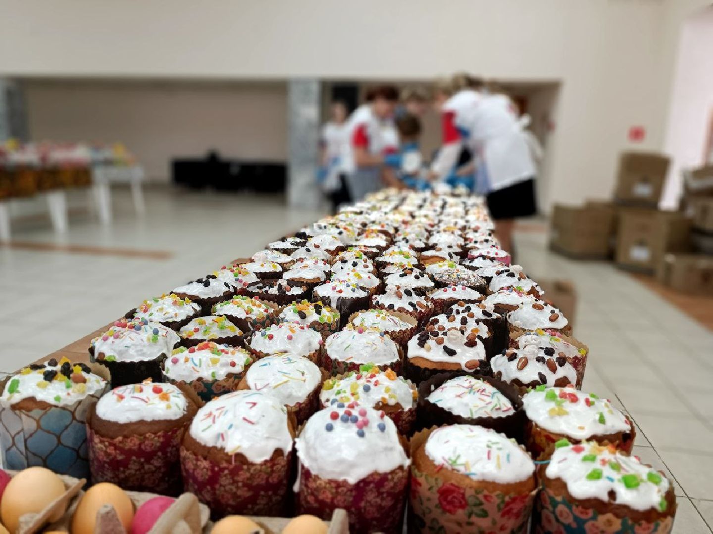 Можайск, Можайский го, Подмосковье, куличи, СВО, военнослужащие, Пасха, православный праздник