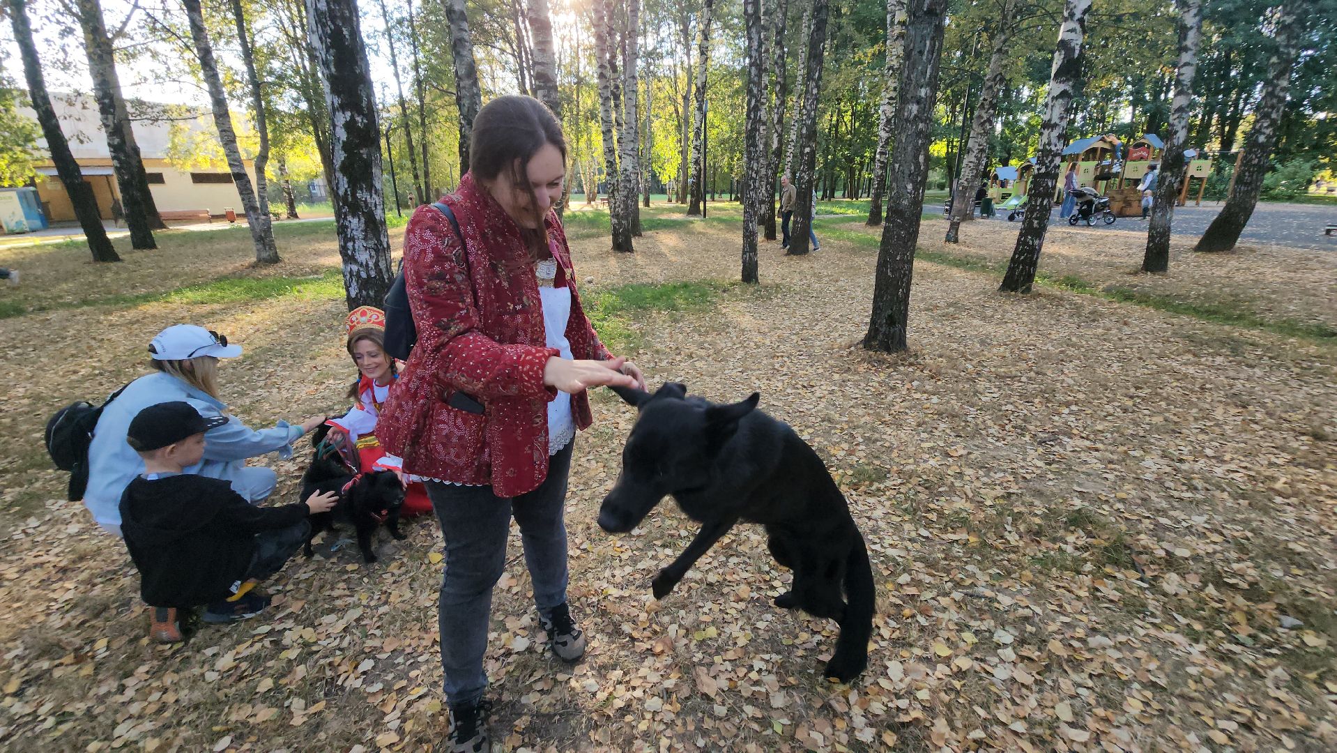 долгопрудный, кинологи, танец с бубном,