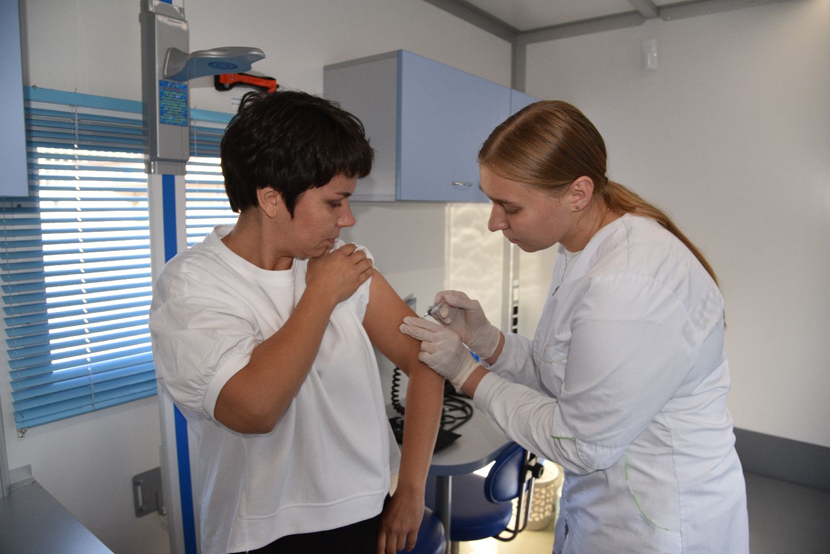 лотошино, прививка от гриипа, здравоохранение, медицина, вакцина от гриппа, вакцинация,