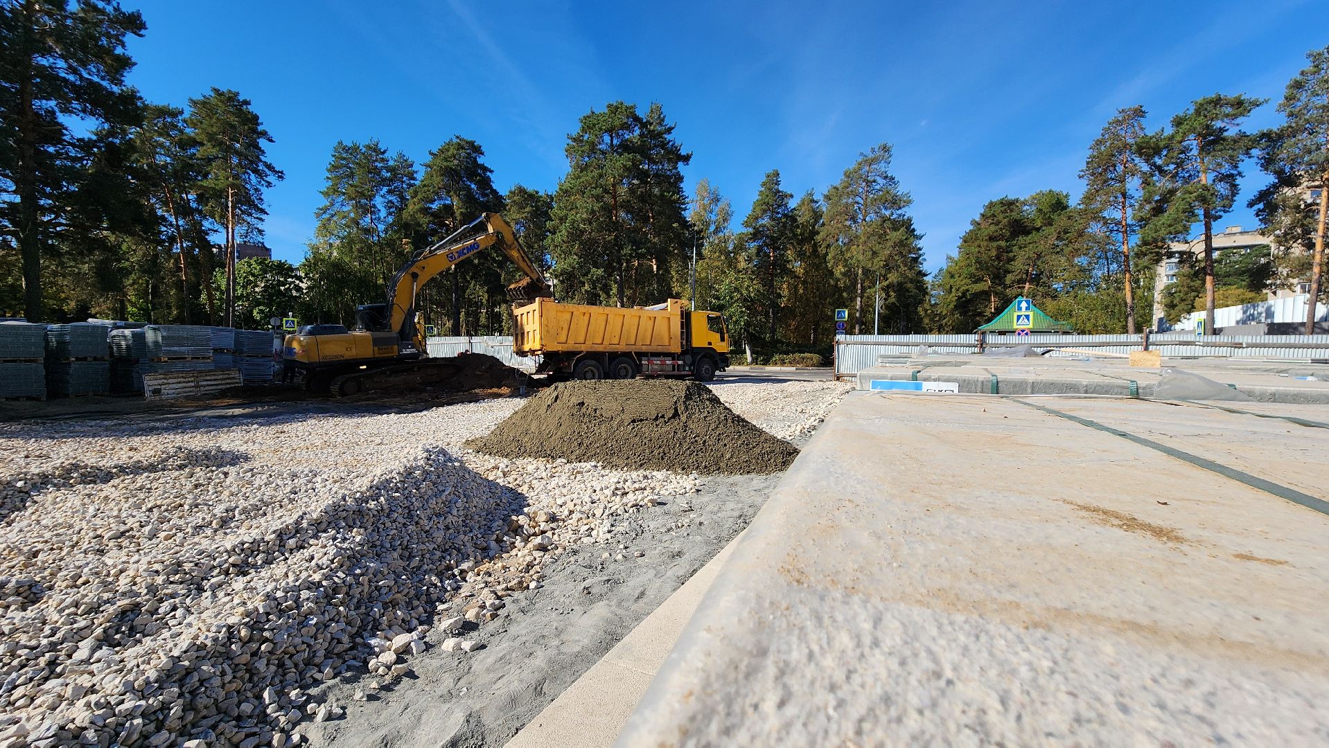 Дк протон, Строительство, Благоустройство, Дом культуры, Площадь у дк,