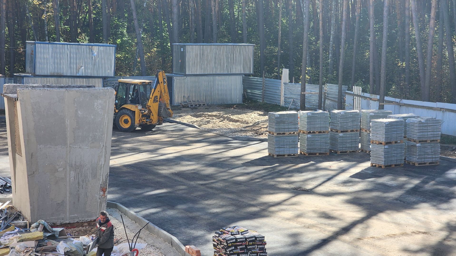 Дк протон, Строительство, Благоустройство, Дом культуры, Площадь у дк,