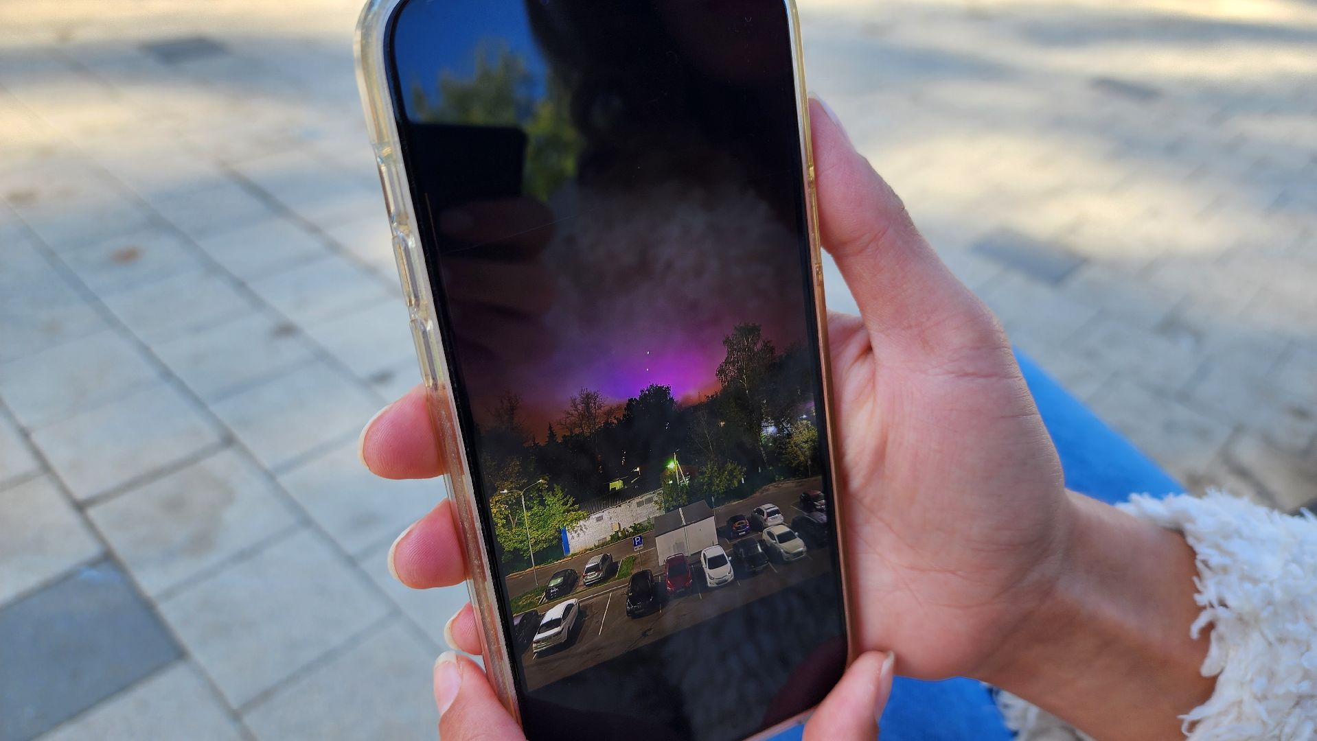 Солнечногорск, северное сияние, фотография, редкое явление,