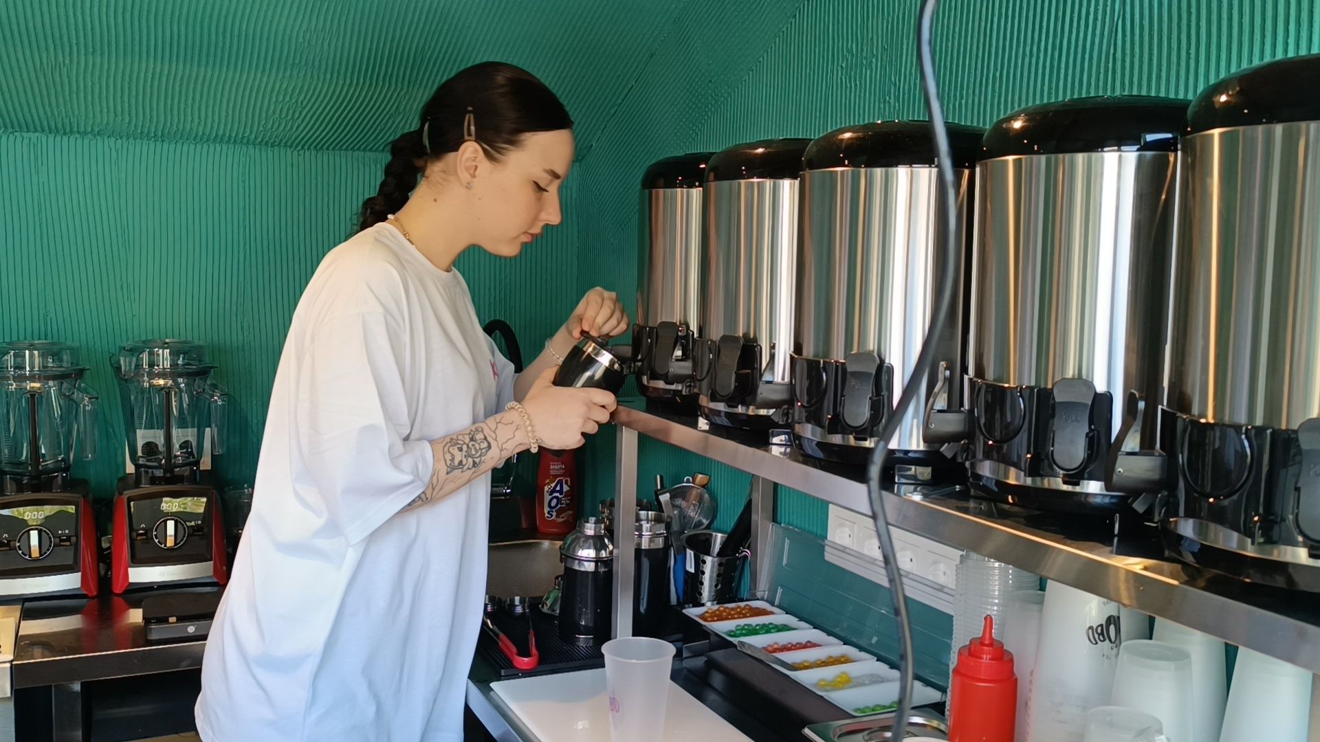 кафе, лобня, парк,