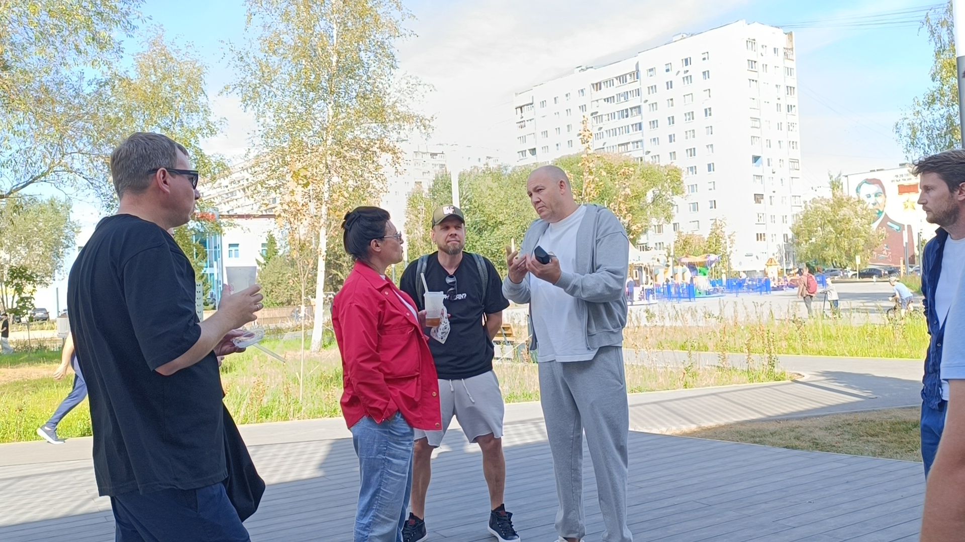 кафе, лобня, парк,