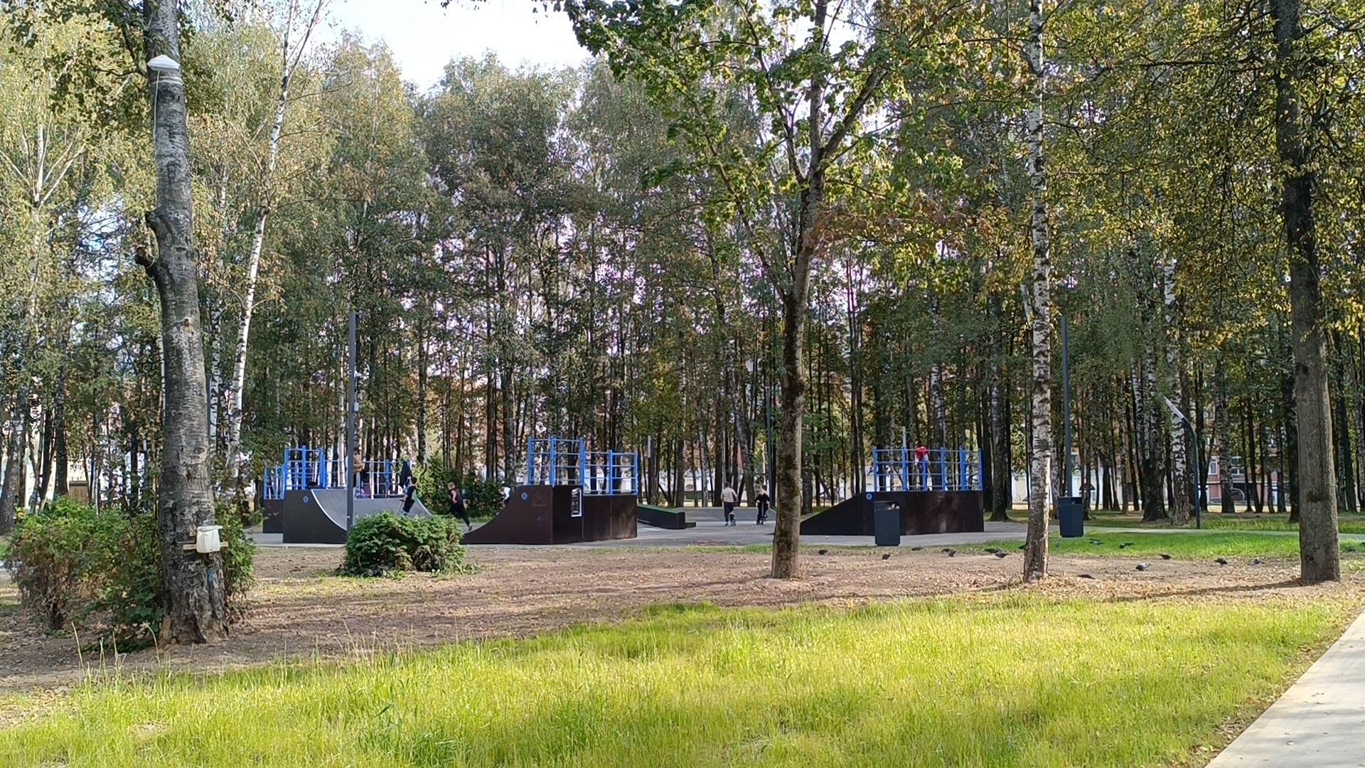 кафе, лобня, парк,