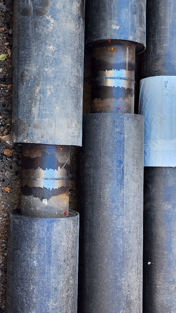 Теплосеть, Лобня, Прокладка труб,