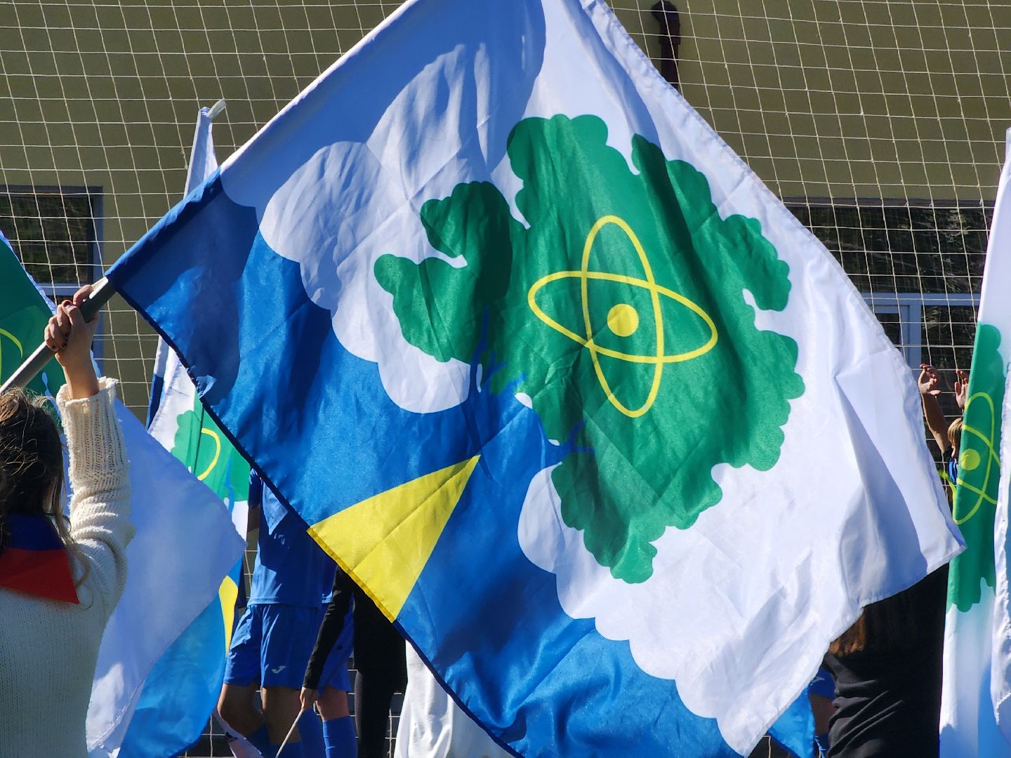 Дубна, Открытый стадион, Школа 1, Спорт, Спортсмены, Школьники,