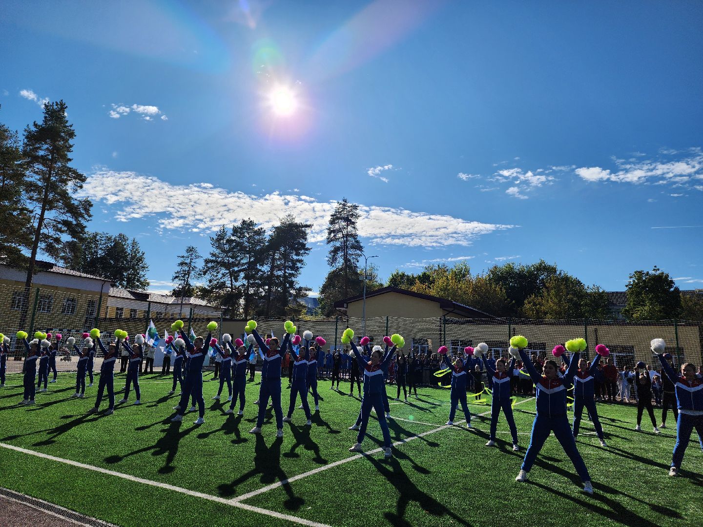 Дубна, Открытый стадион, Школа 1, Спорт, Спортсмены, Школьники,