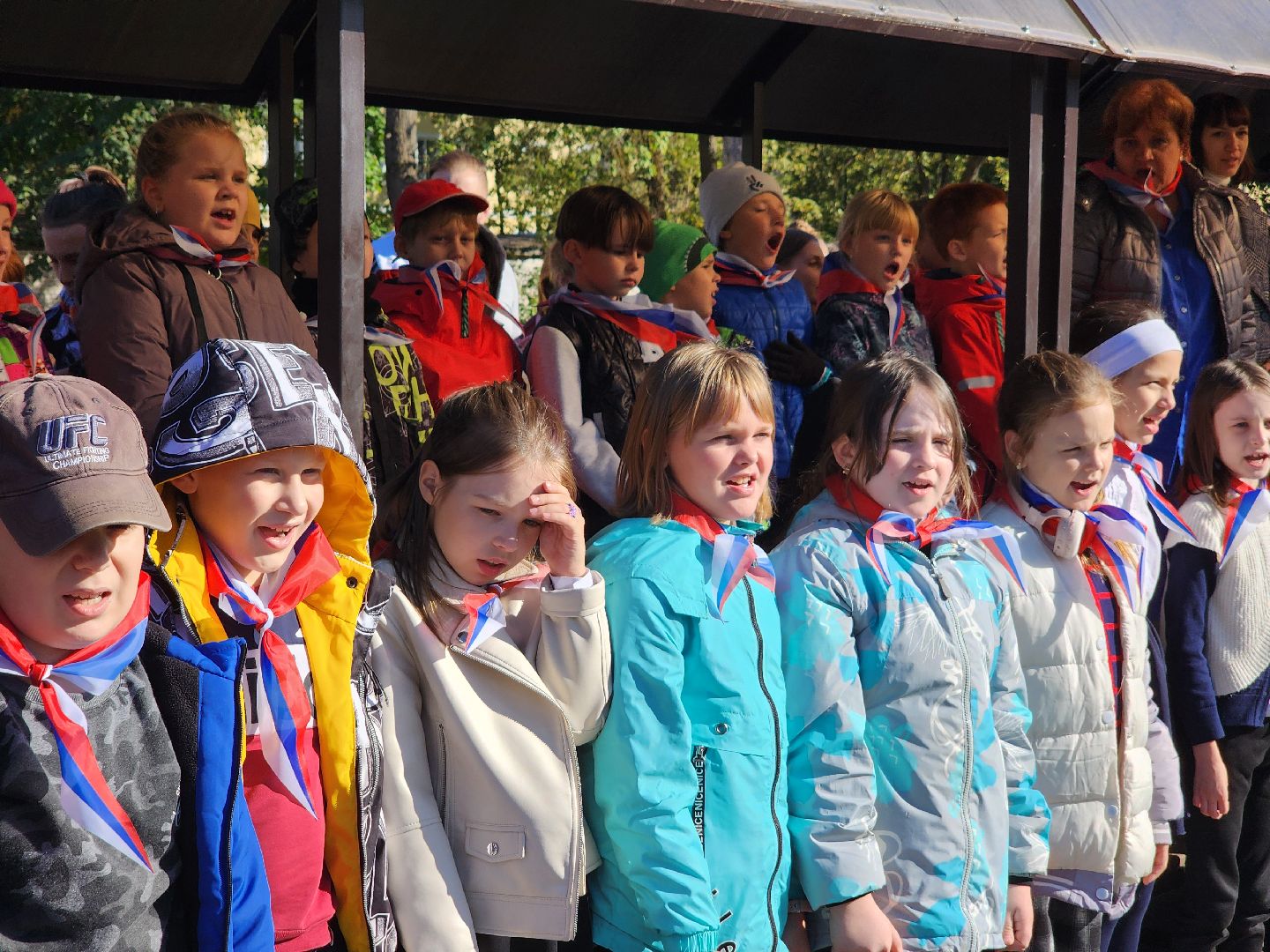 Дубна, Открытый стадион, Школа 1, Спорт, Спортсмены, Школьники,