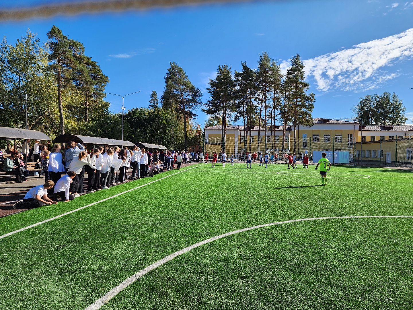 Дубна, Открытый стадион, Школа 1, Спорт, Спортсмены, Школьники,