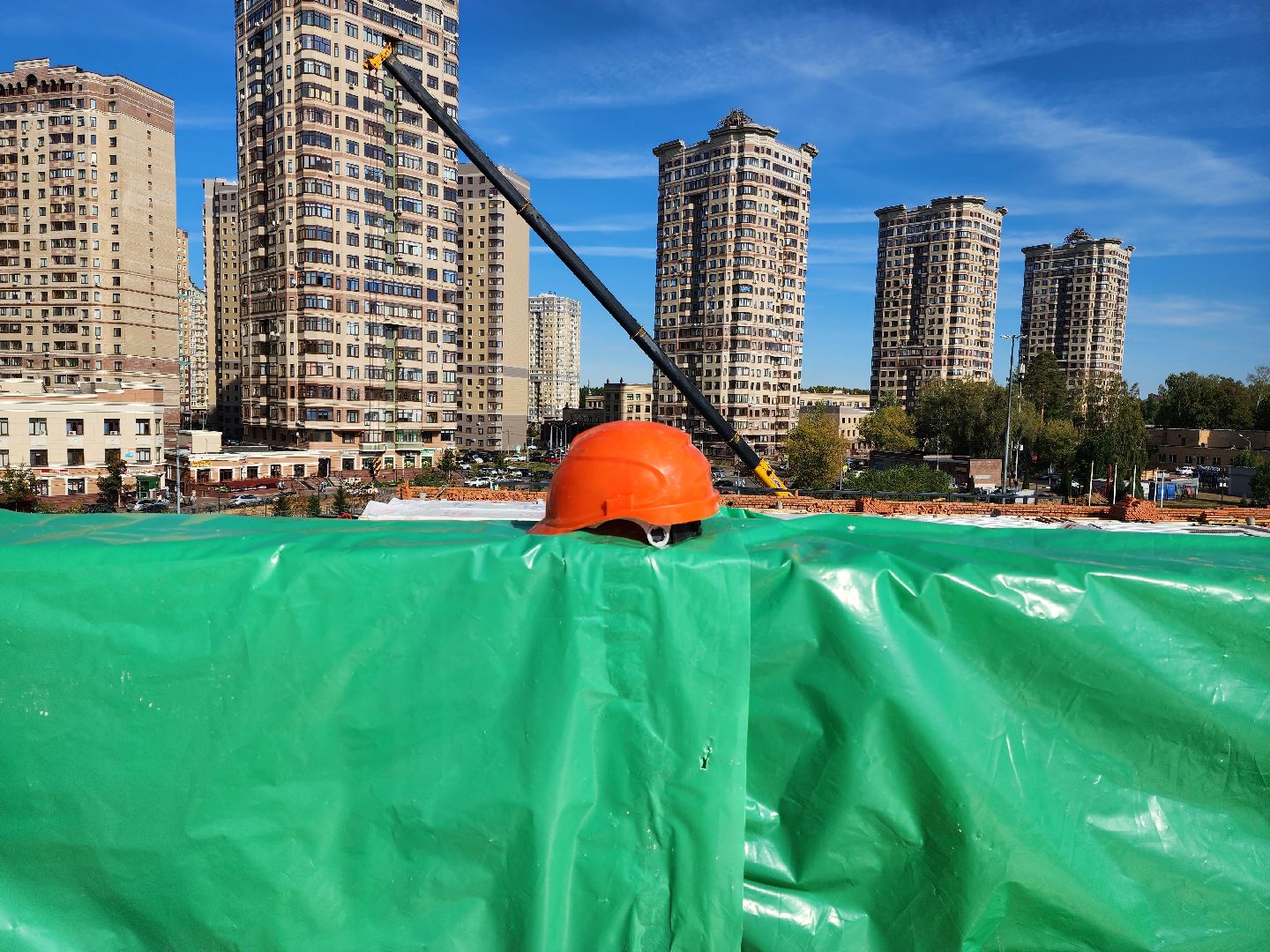 раменское, строительство, физкультурно-оздоровительный комплекс с бассейном, кровельные работы,