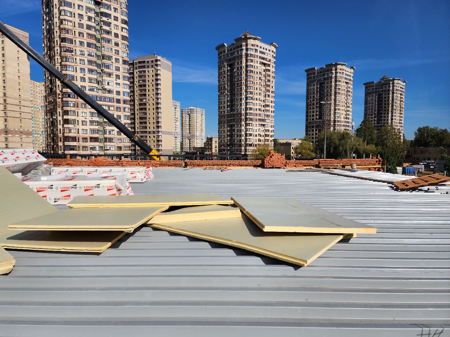 раменское, строительство, физкультурно-оздоровительный комплекс с бассейном, кровельные работы,