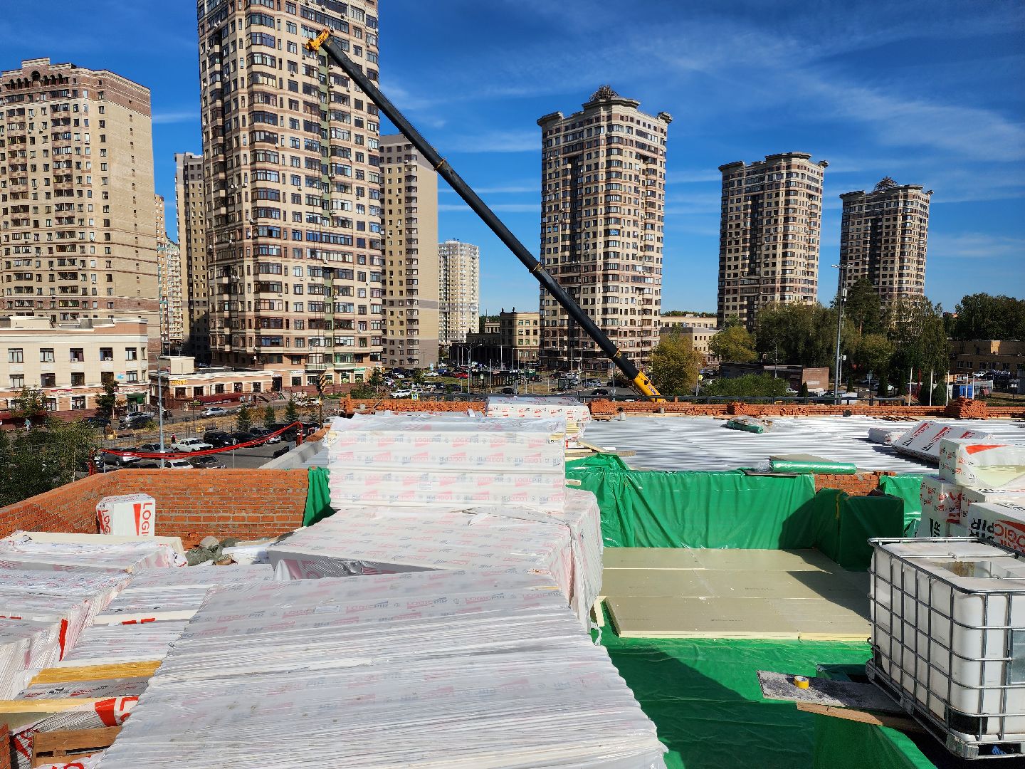 раменское, строительство, физкультурно-оздоровительный комплекс с бассейном, кровельные работы,