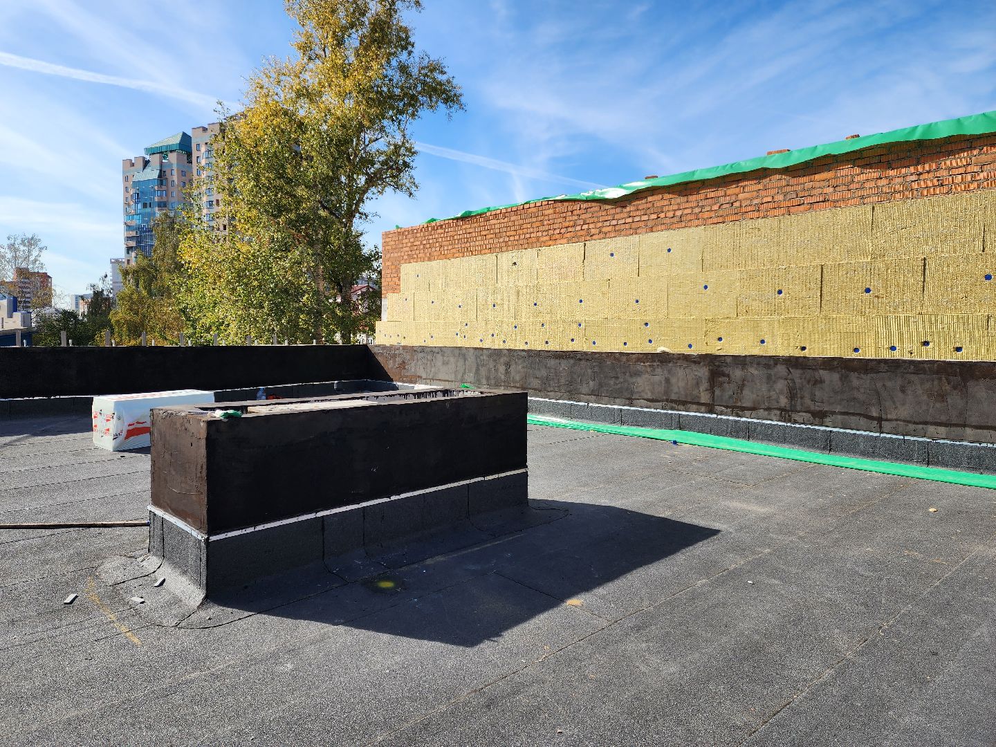 раменское, строительство, физкультурно-оздоровительный комплекс с бассейном, кровельные работы,