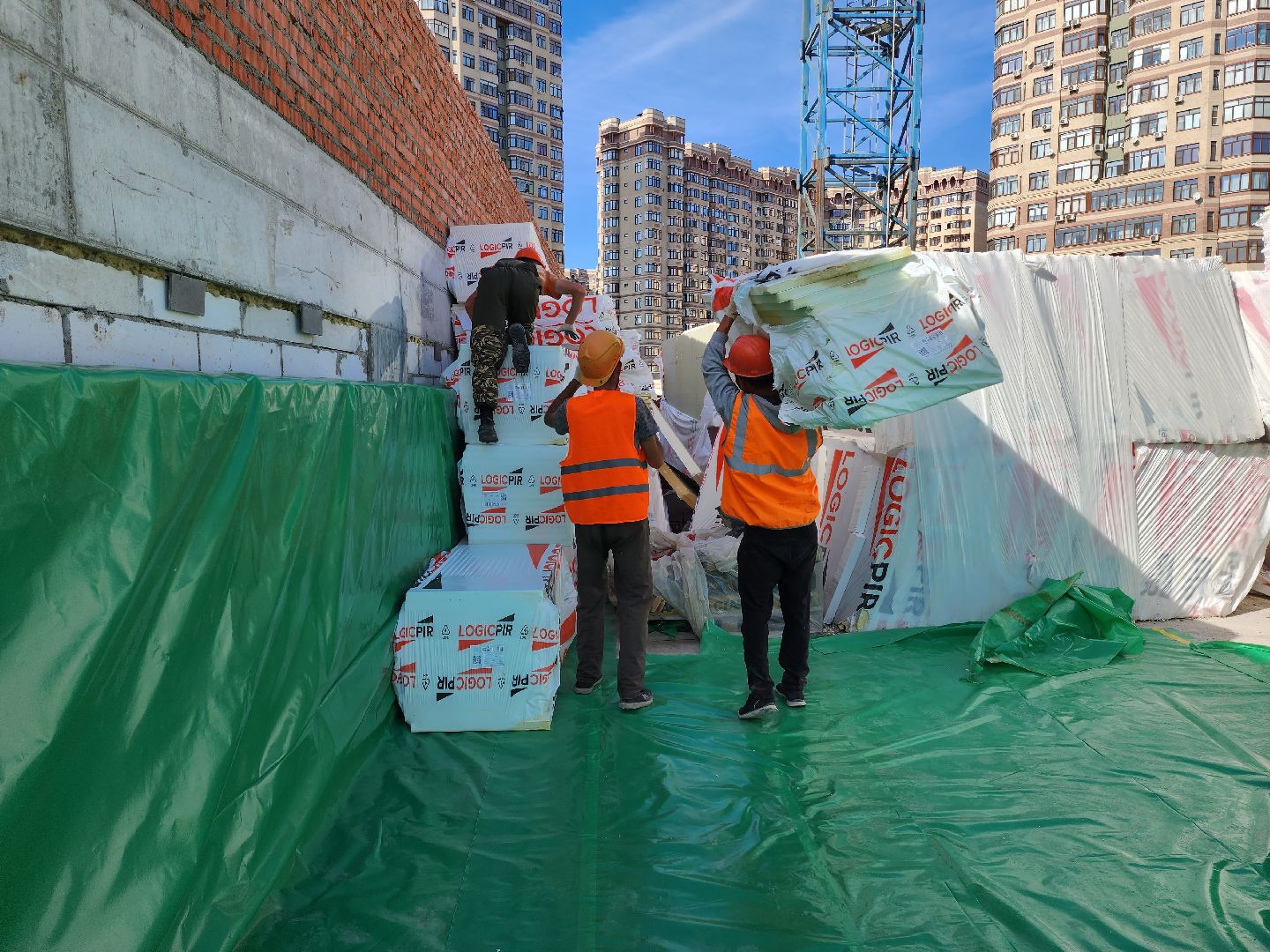раменское, строительство, физкультурно-оздоровительный комплекс с бассейном, кровельные работы,