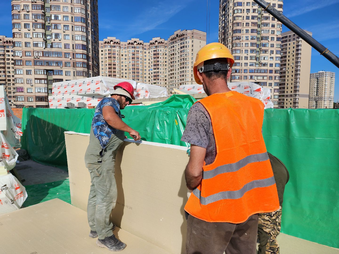 раменское, строительство, физкультурно-оздоровительный комплекс с бассейном, кровельные работы,