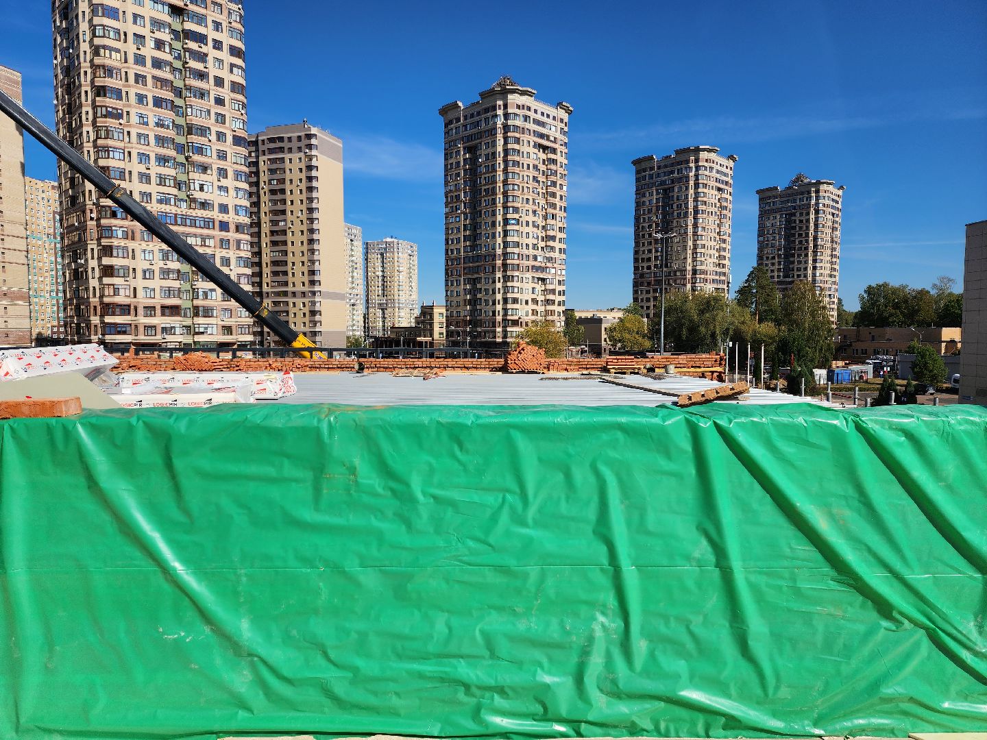 раменское, строительство, физкультурно-оздоровительный комплекс с бассейном, кровельные работы,