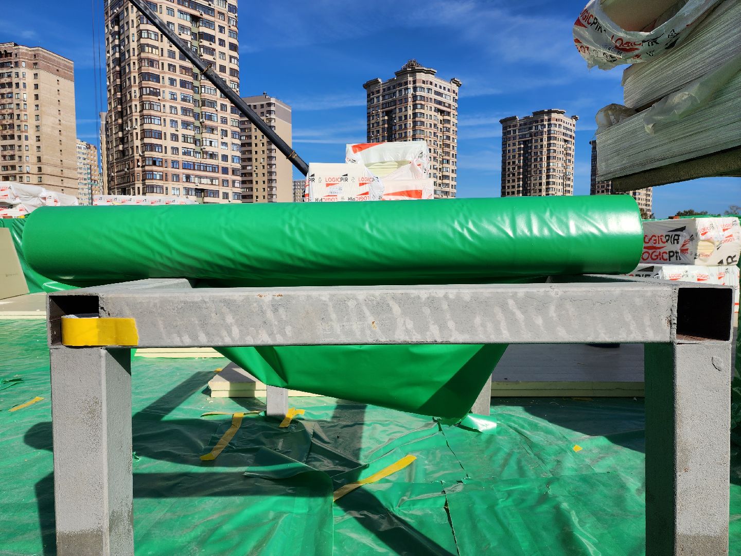 раменское, строительство, физкультурно-оздоровительный комплекс с бассейном, кровельные работы,