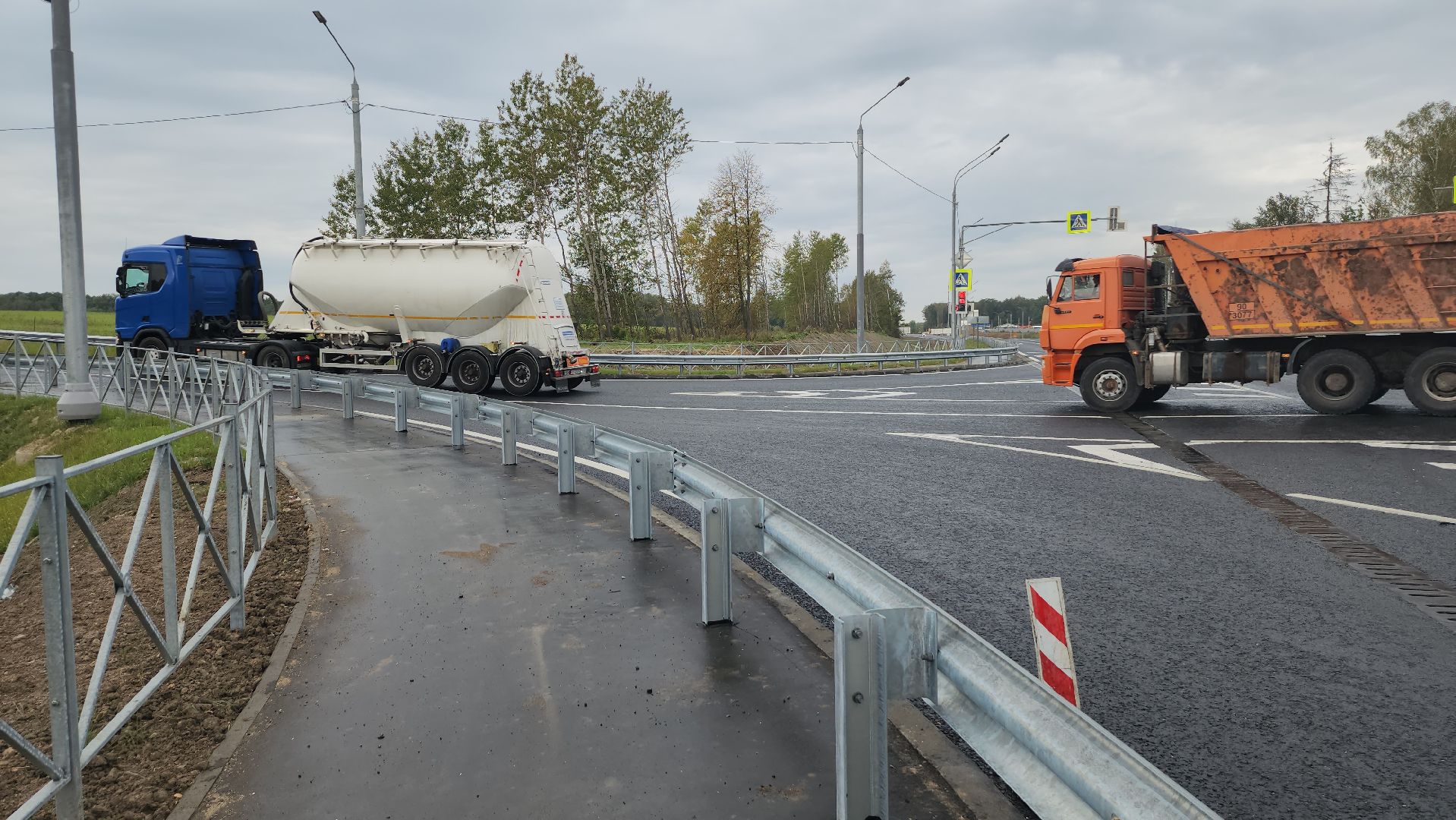 серпухов, А108, ремонт дороги, ООО СП АВТОБАН», безопасность движения,