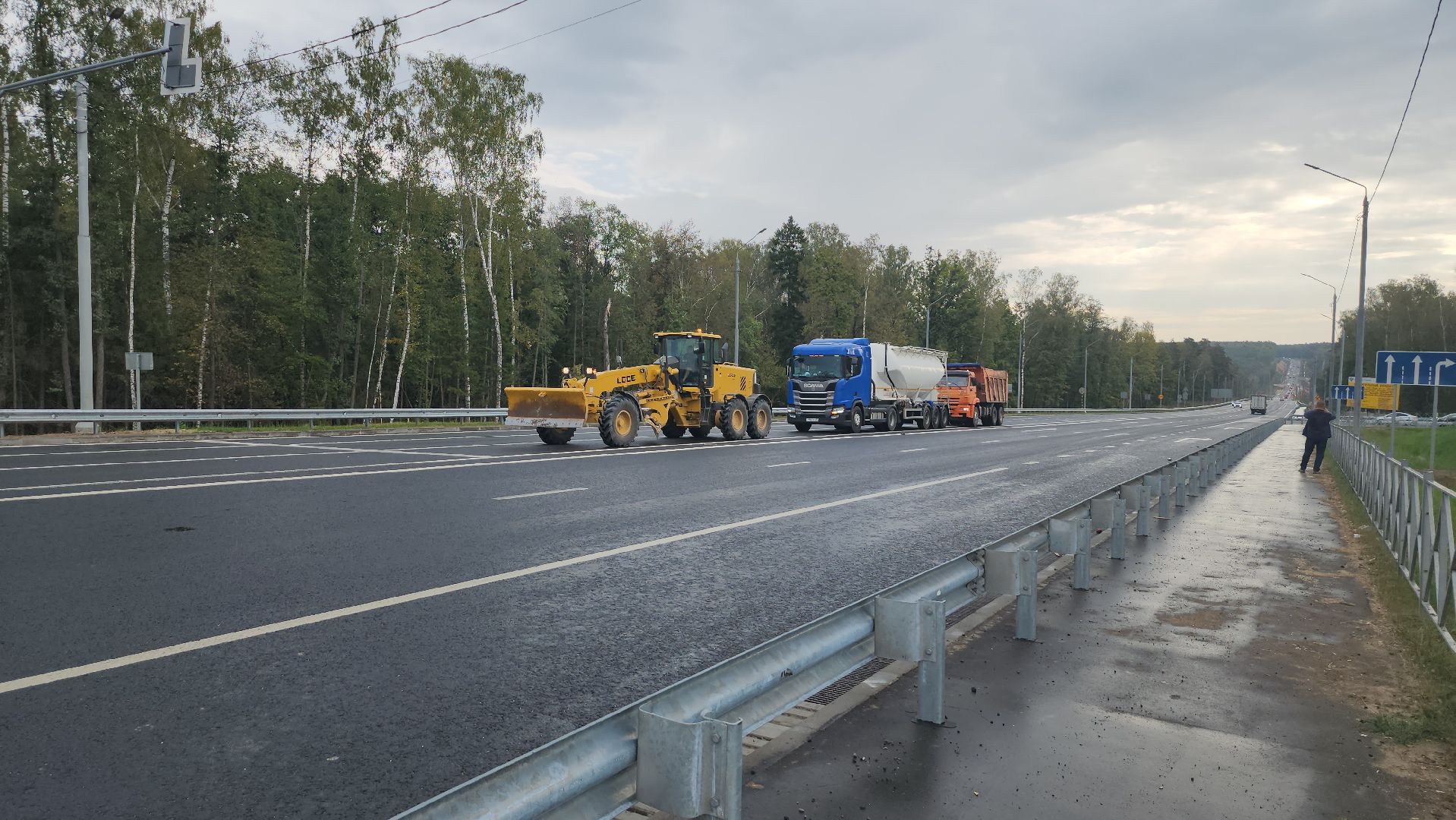 серпухов, А108, ремонт дороги, ООО СП АВТОБАН», безопасность движения,