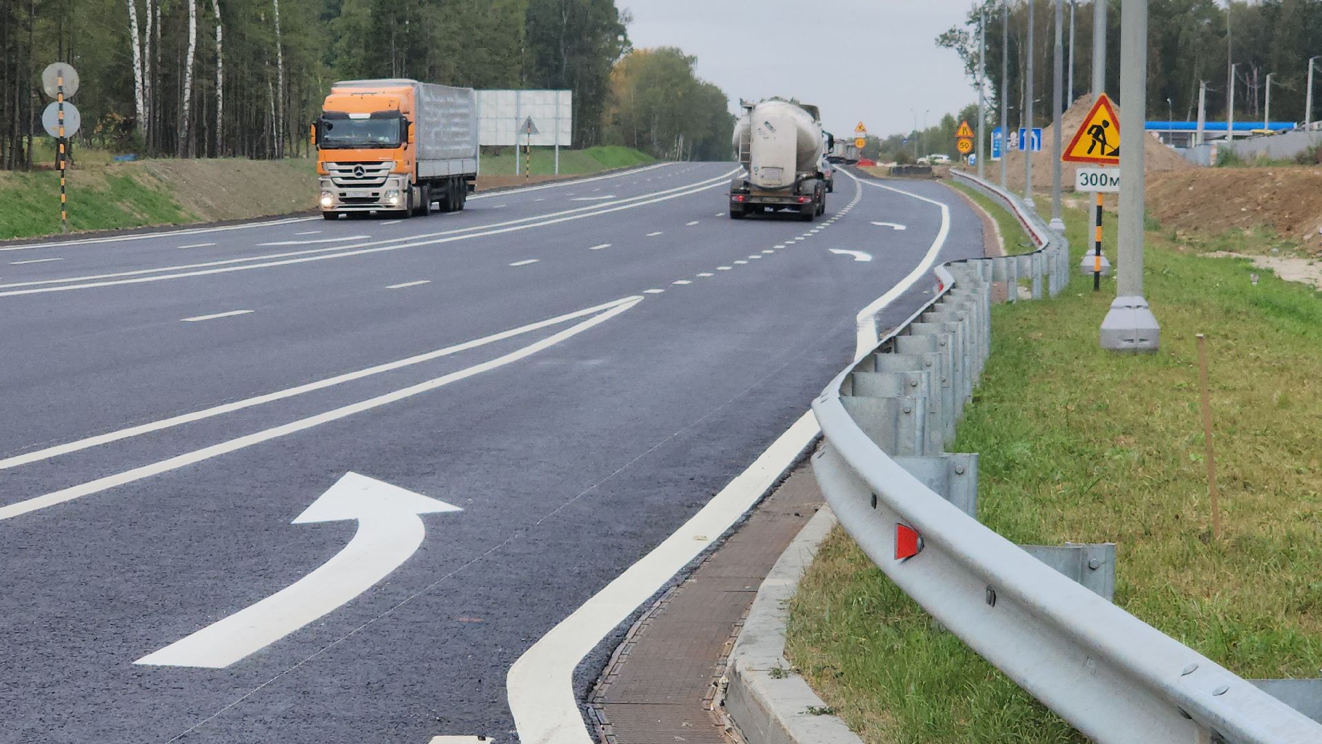 серпухов, А108, ремонт дороги, ООО СП АВТОБАН», безопасность движения,