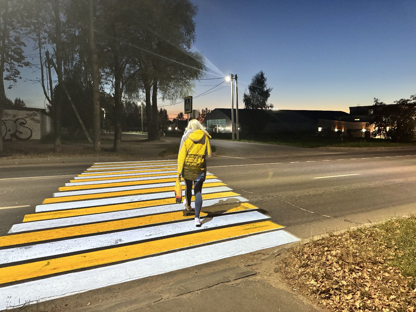 шаховская, проекционный пешеходный переход, дороги,