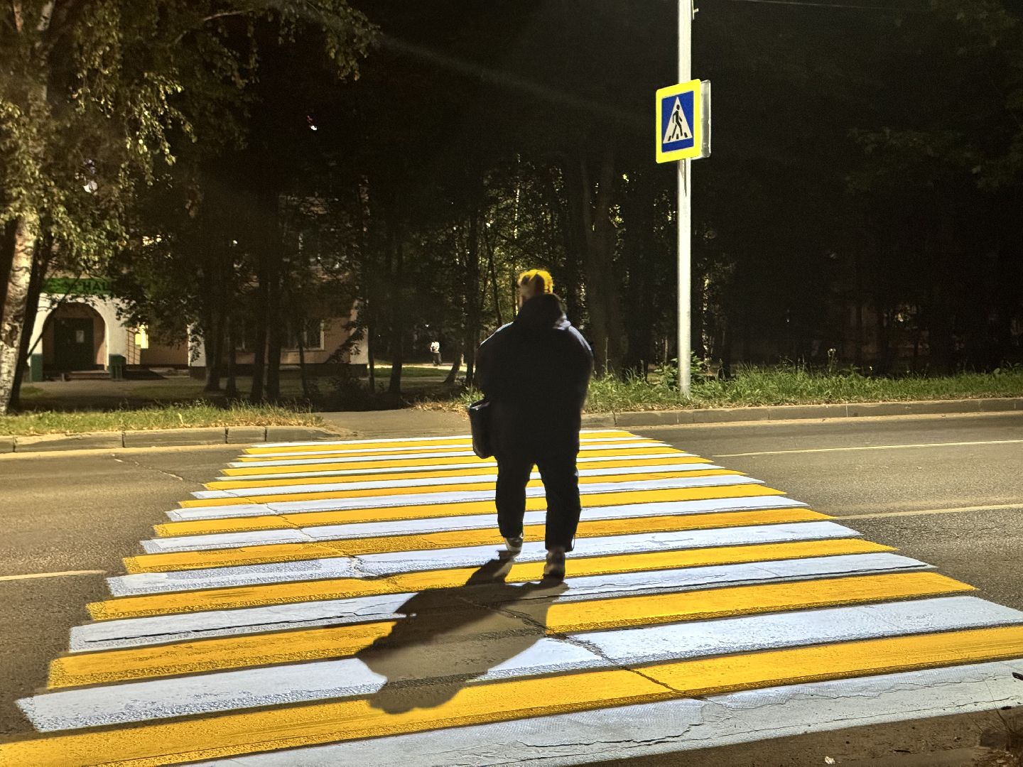 шаховская, проекционный пешеходный переход, дороги,