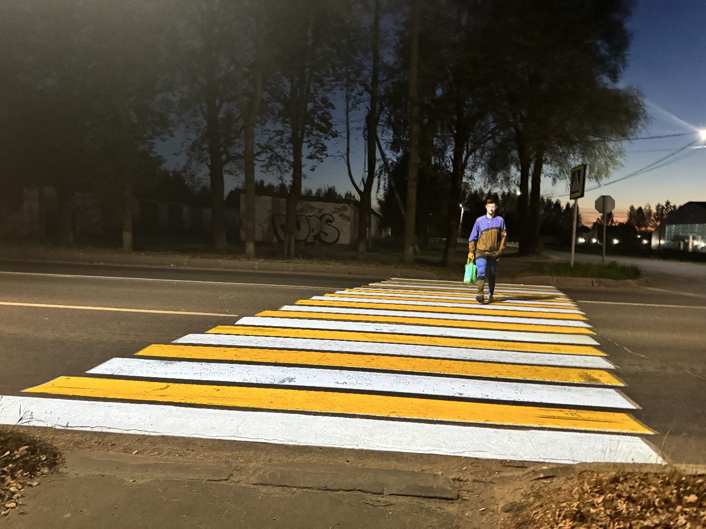 шаховская, проекционный пешеходный переход, дороги,