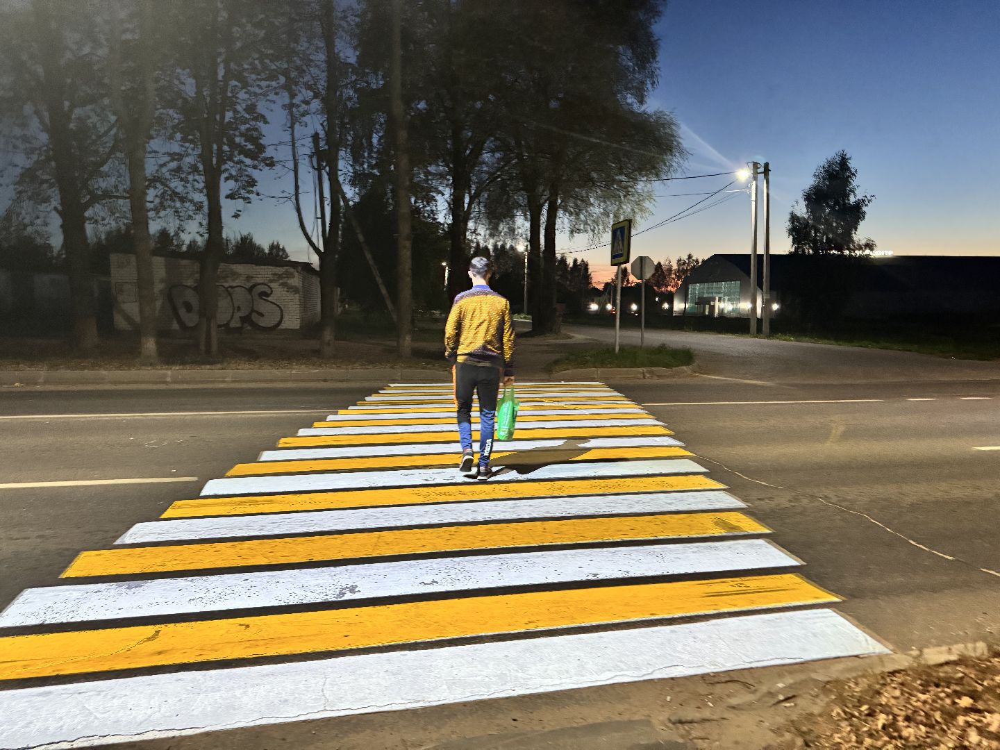 шаховская, проекционный пешеходный переход, дороги,