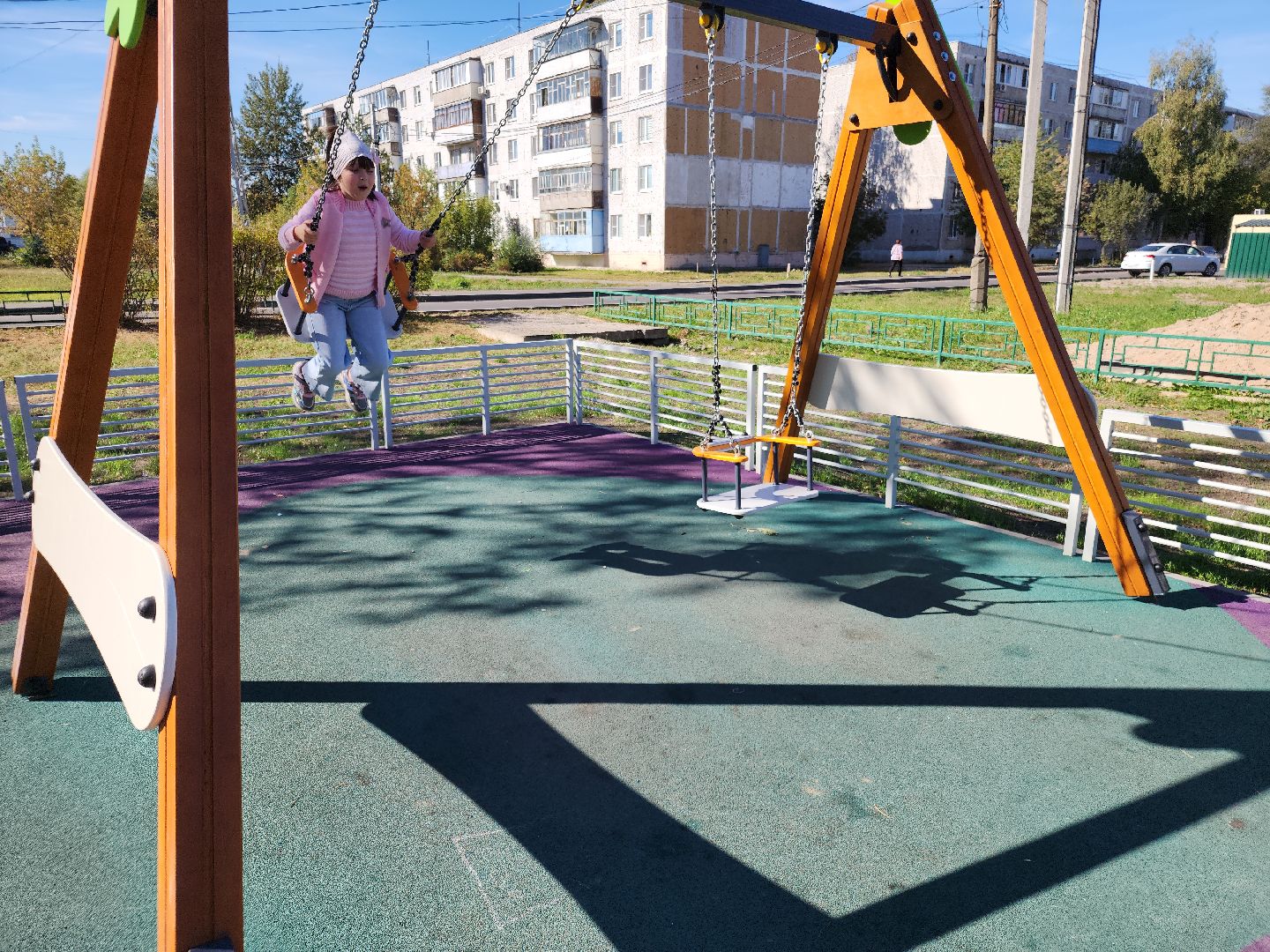 новая детская площадка, давыдово, орехово-зуевский округ, благоустройство 2024,