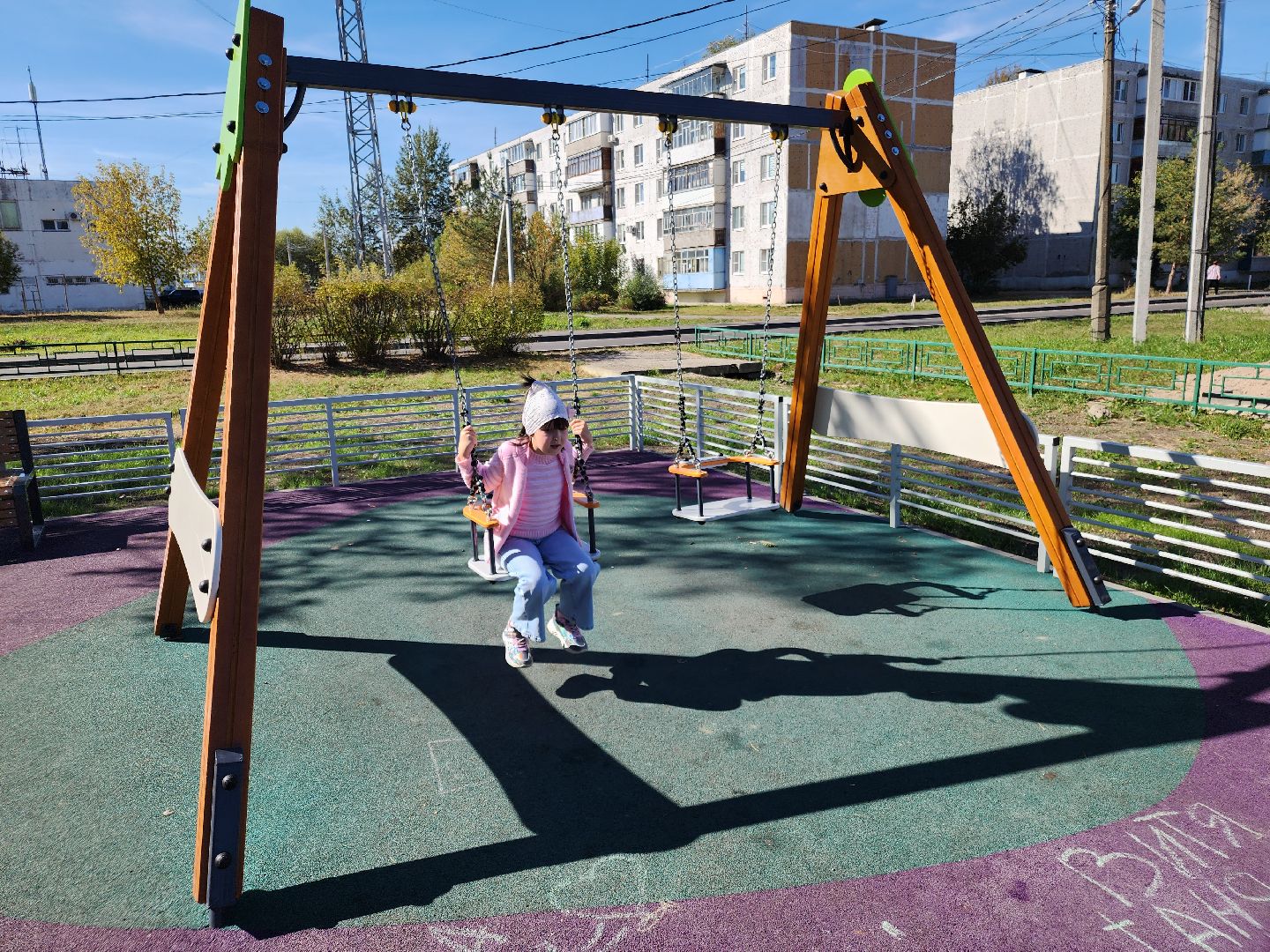 новая детская площадка, давыдово, орехово-зуевский округ, благоустройство 2024,