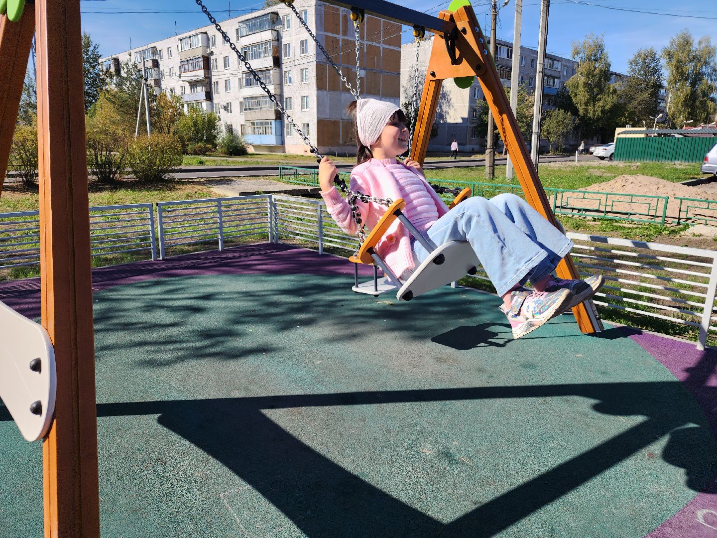 новая детская площадка, давыдово, орехово-зуевский округ, благоустройство 2024,