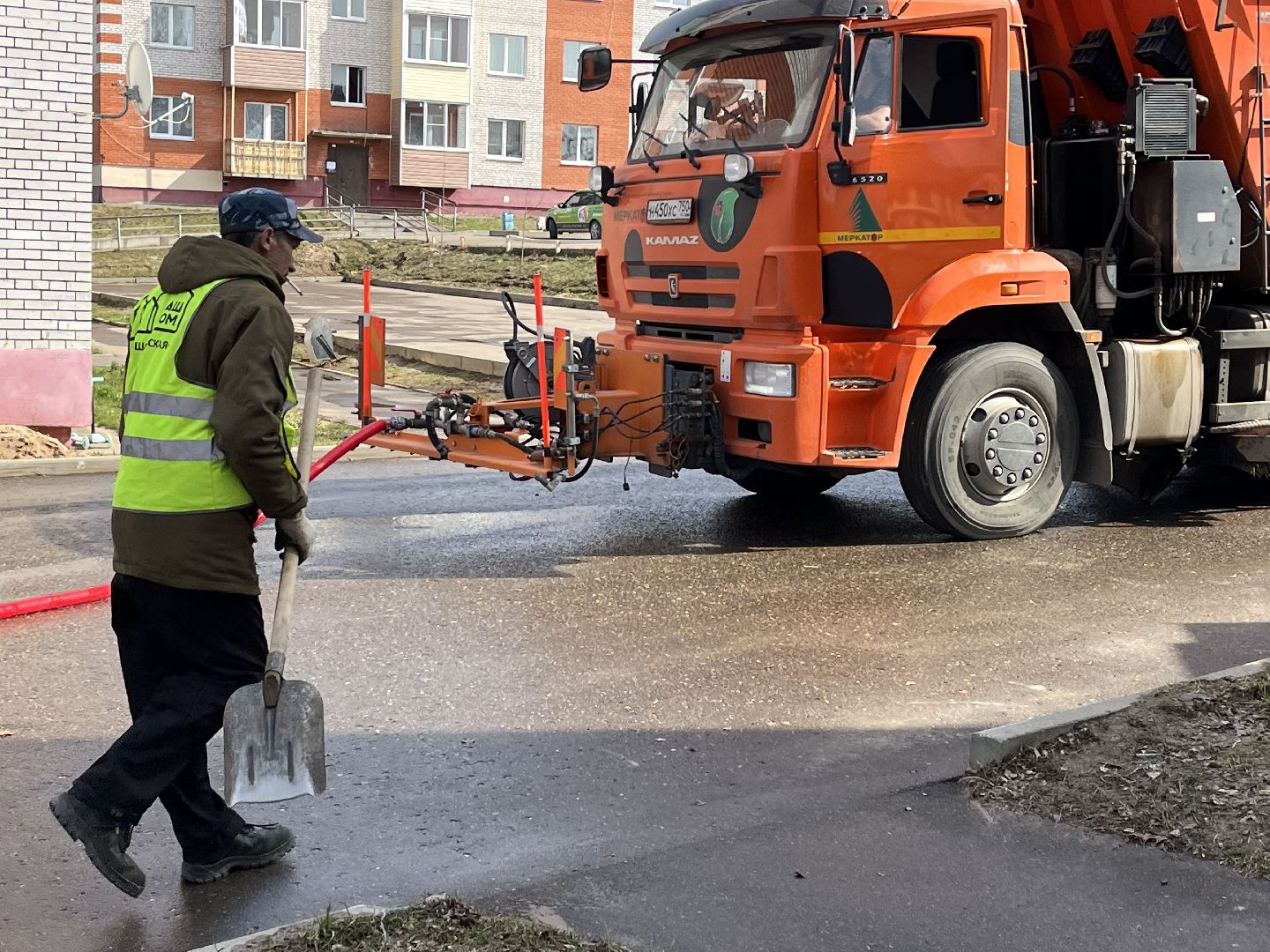 Шаховская, мойка улиц, благоустройство