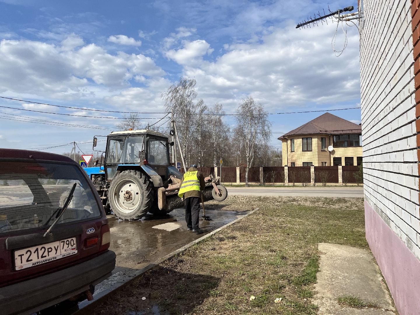 Шаховская, мойка улиц, благоустройство