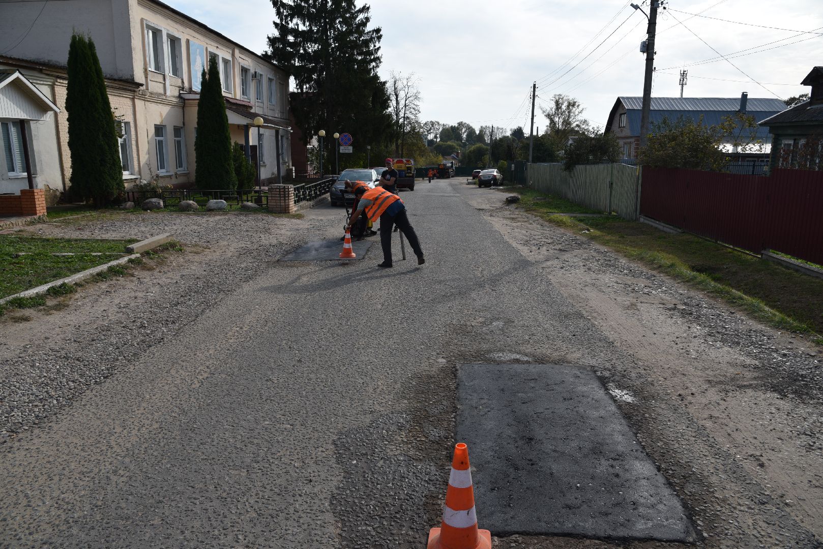лотошино, ямочный ремонт, дороги, ремонт дорог, ямочный ремонт дорог,