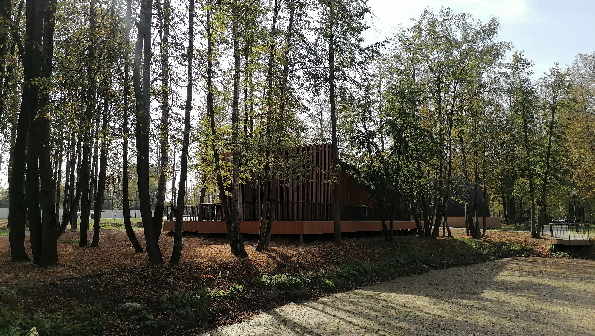 раздевалка, Парк, Парк Киово, Лобня,