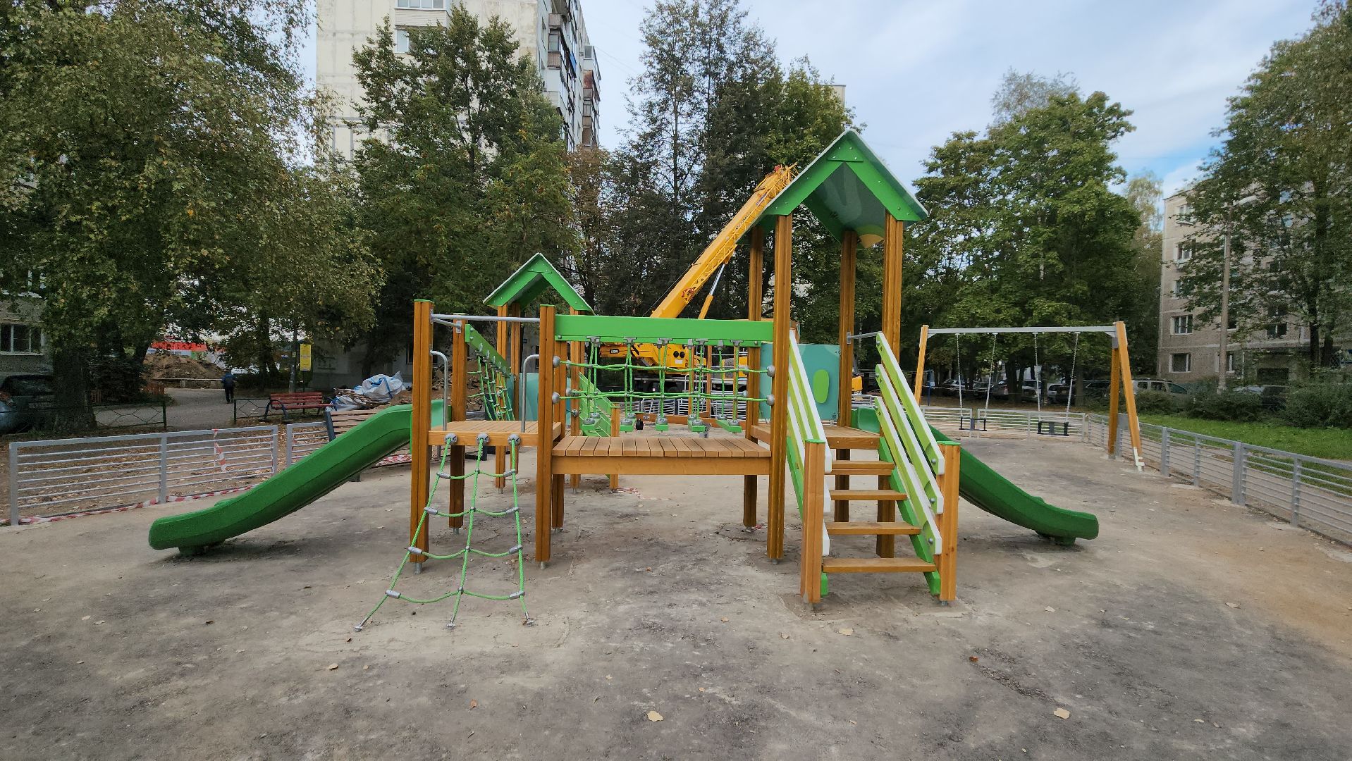 Десткие площадки, Лобня, игровая площадка,