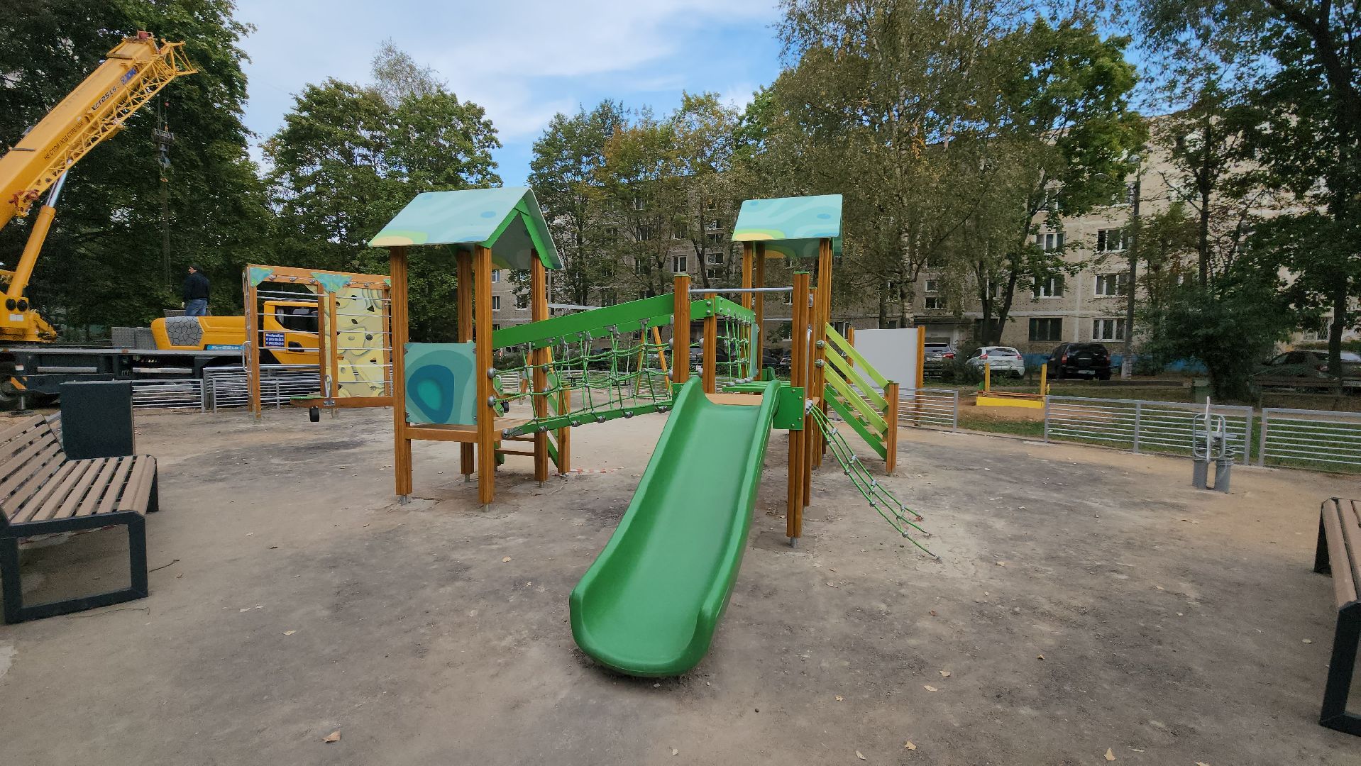 Десткие площадки, Лобня, игровая площадка,