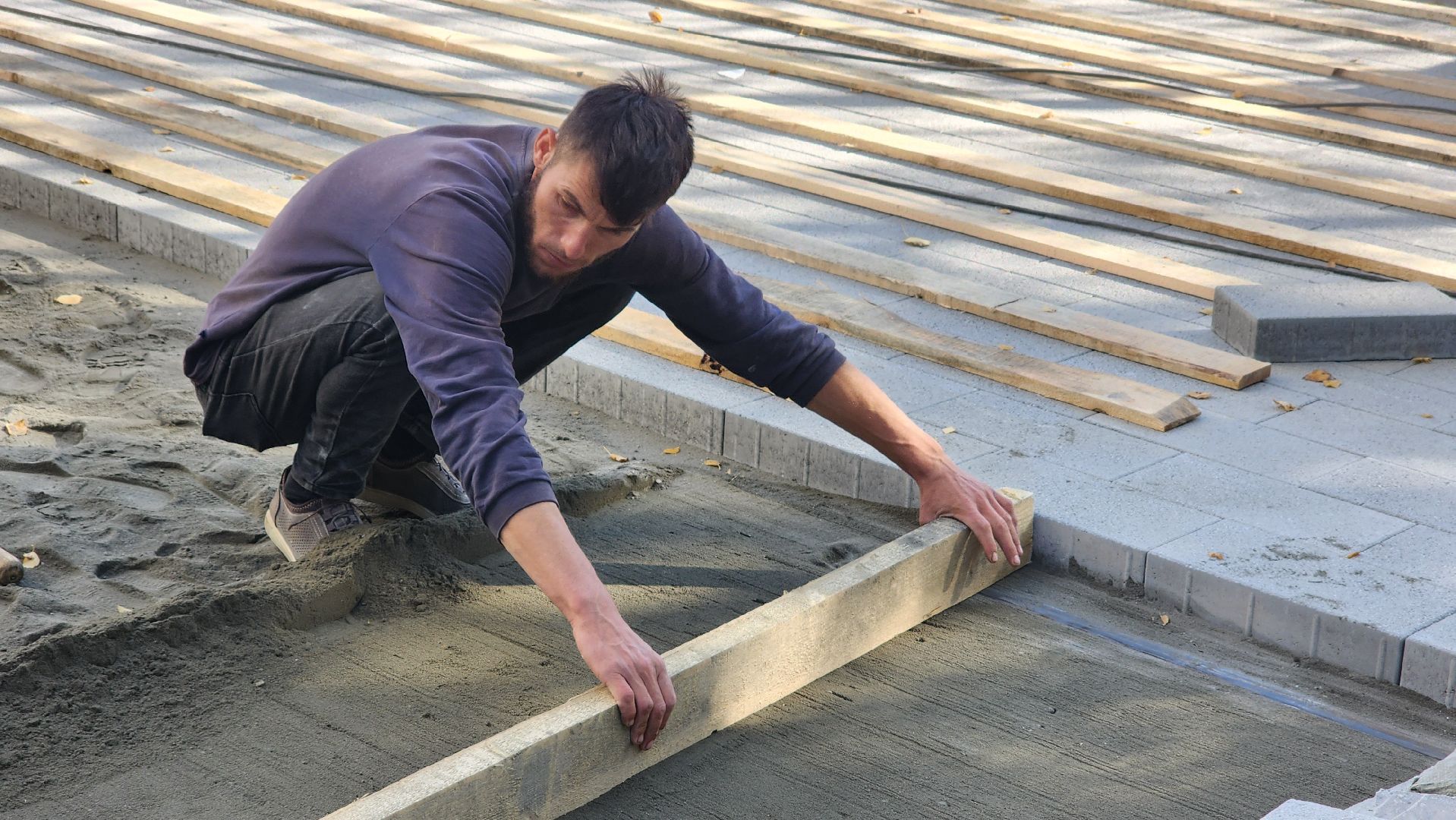 старт, площадь у спортшколы, благоустройство, протвино, плиточное покрытие,